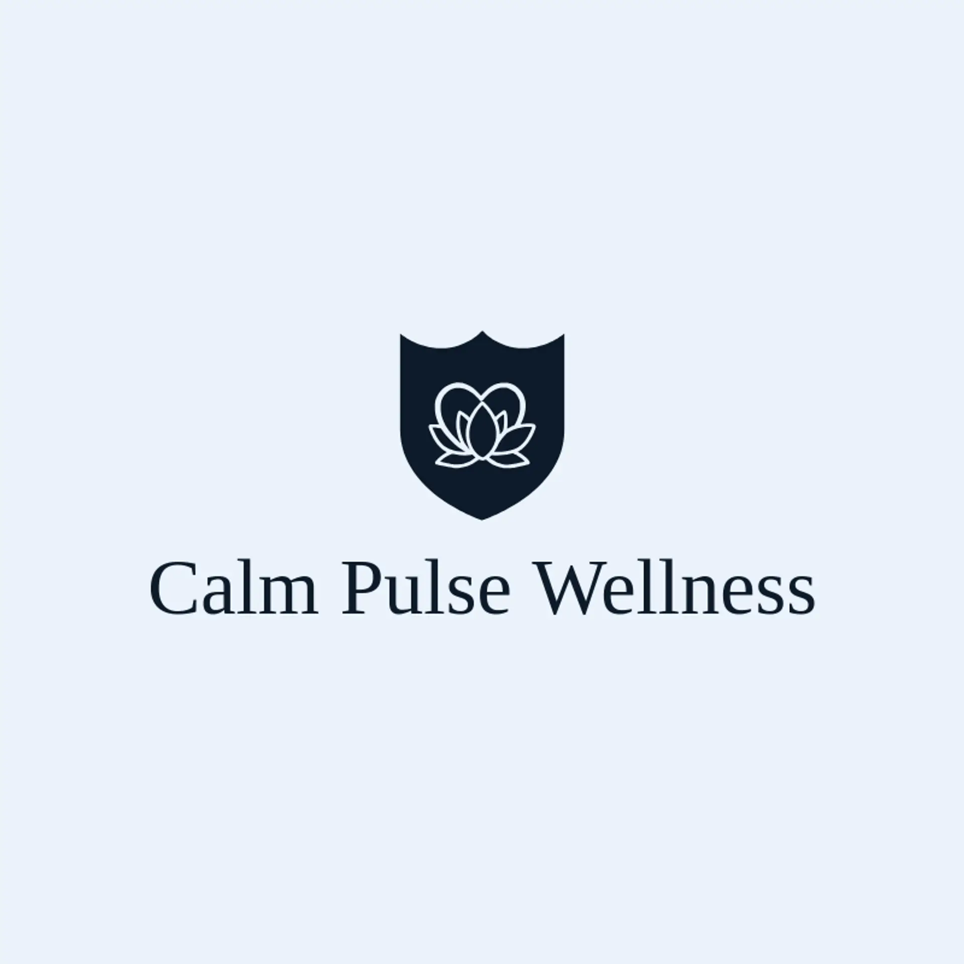 Calm Pulse Wellness logo for therapy