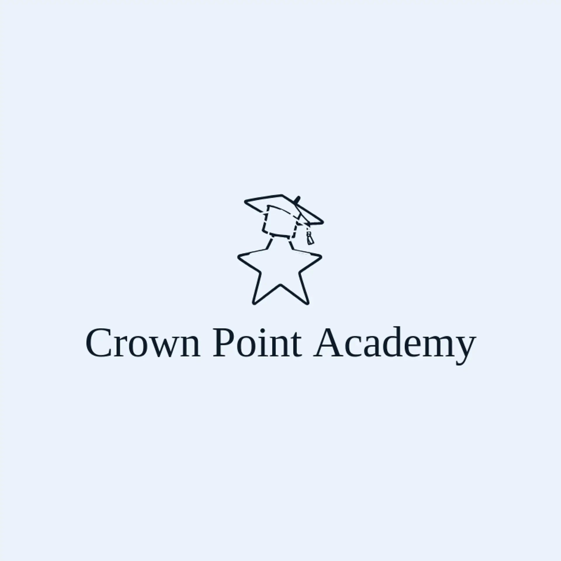 Crown Point Academy logo for academy