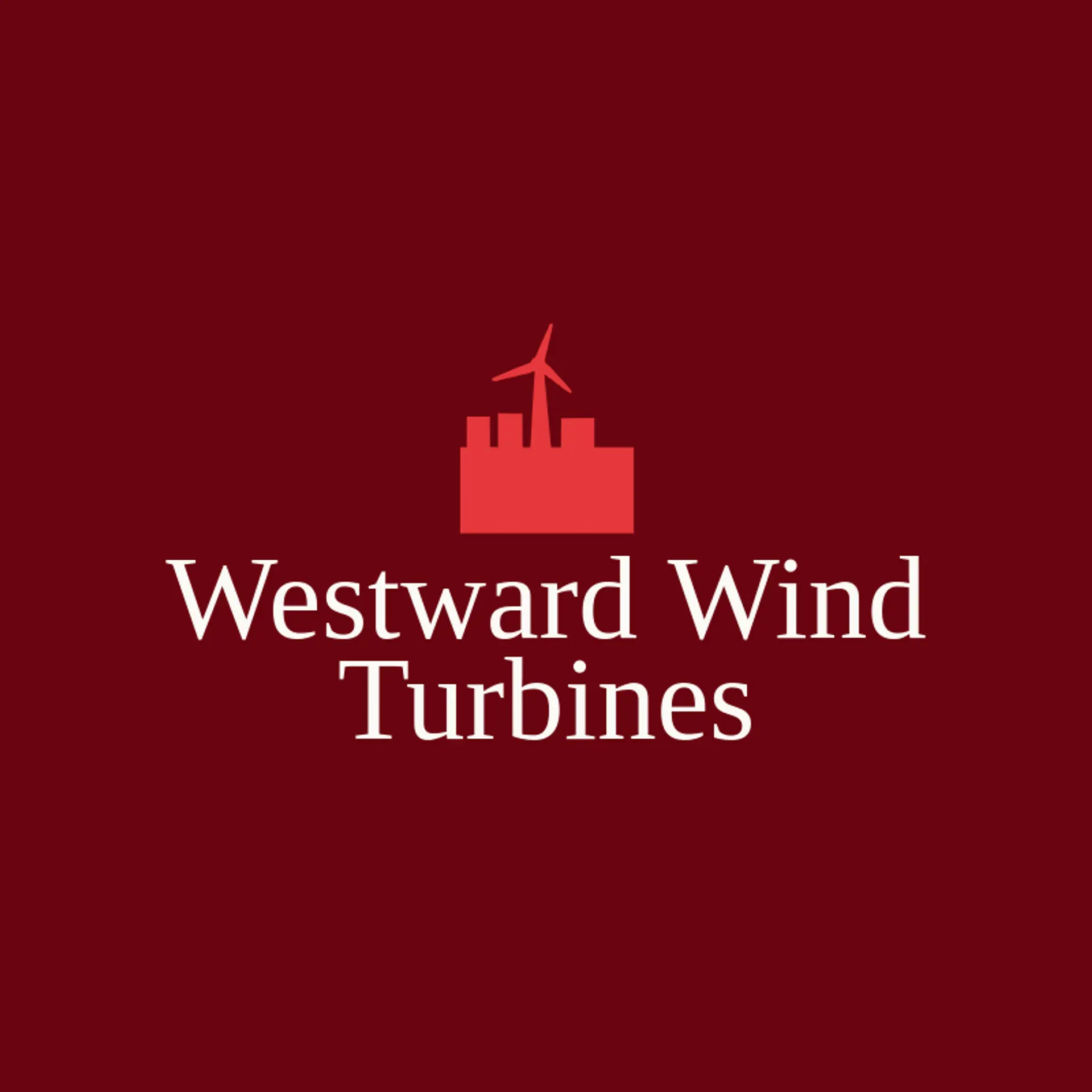 Westward Wind Turbines logo for factory