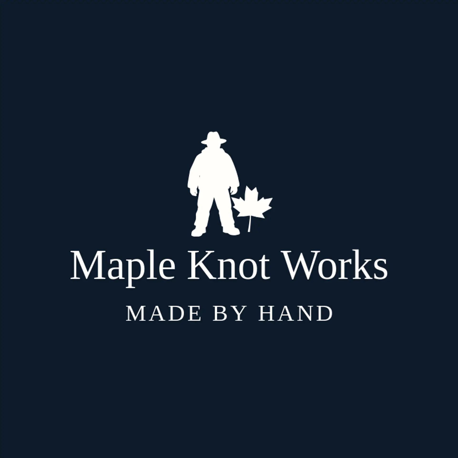 Maple Knot Works logo for lumberjack