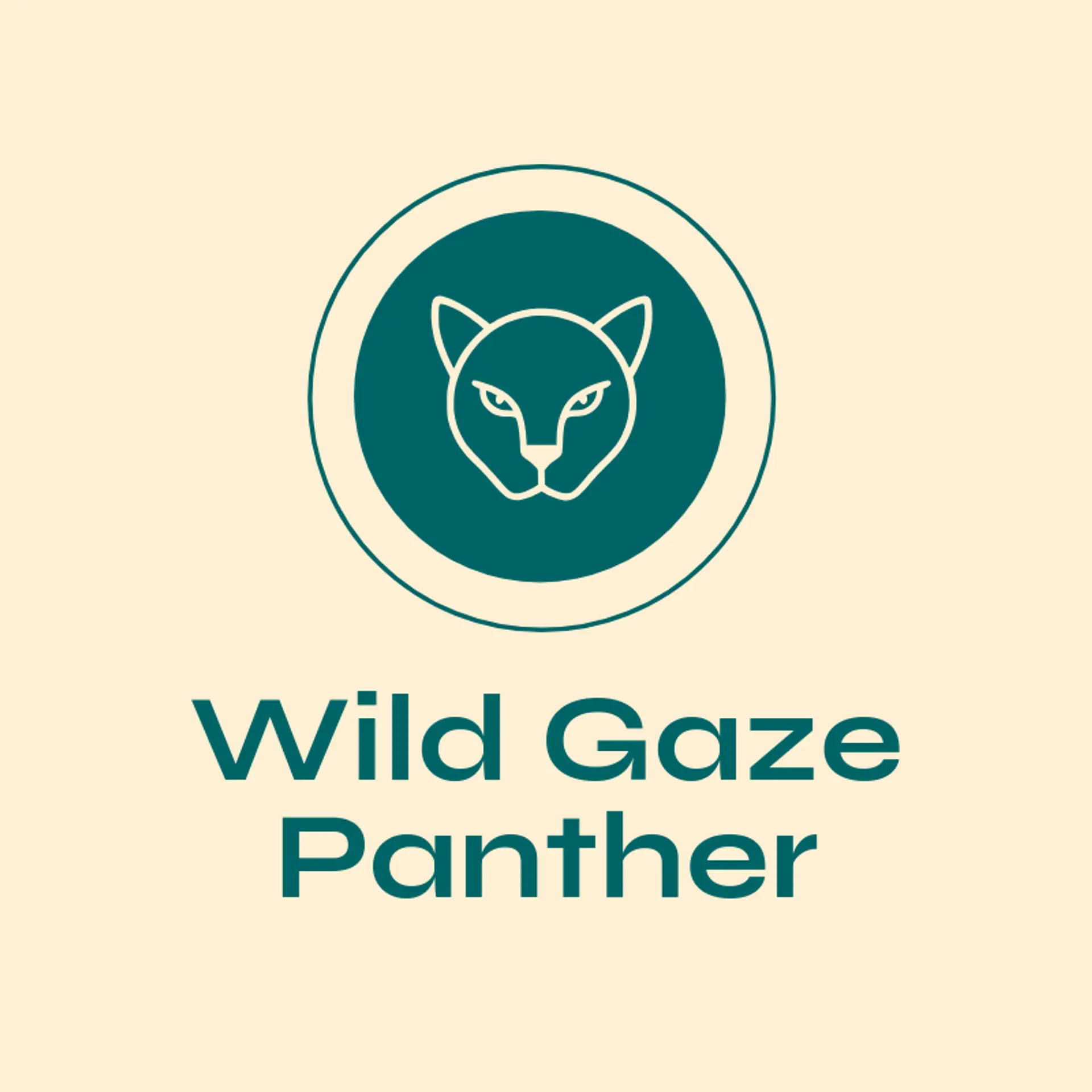 Wild Gaze Panther logo for panther