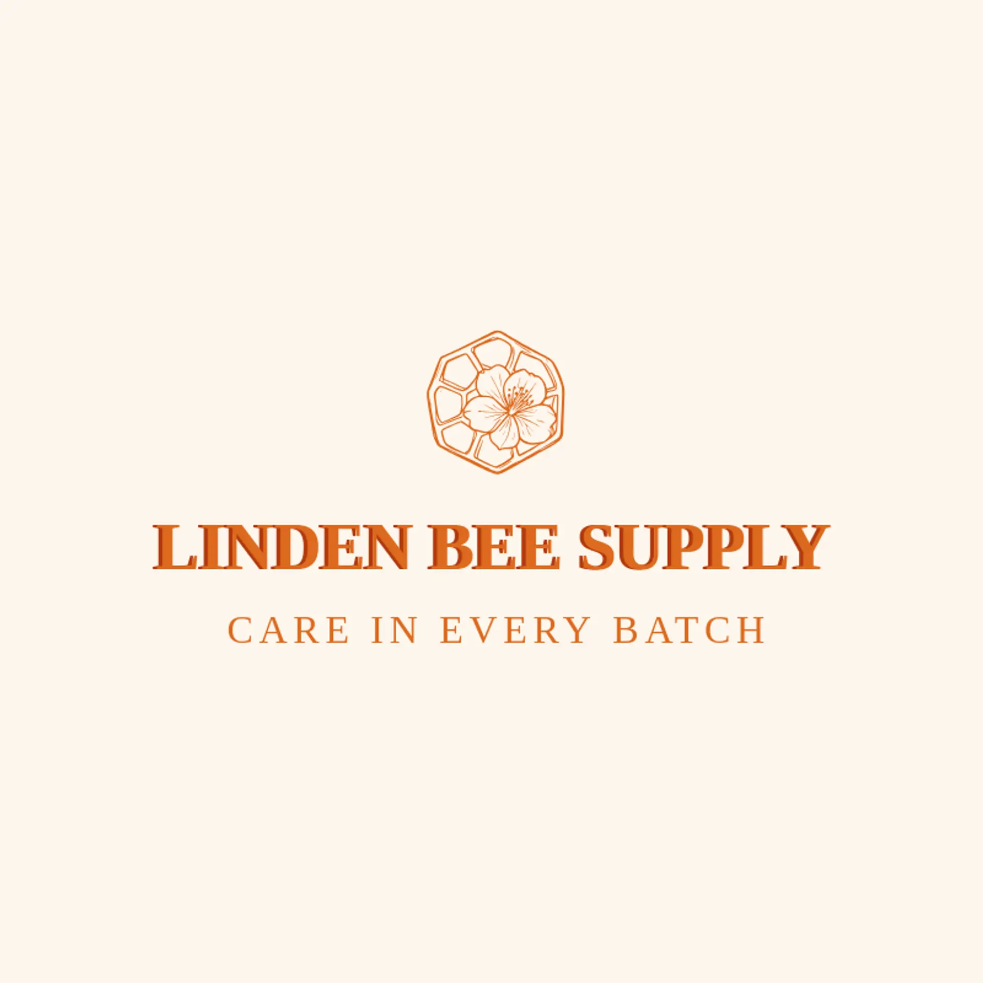 Linden Bee Supply logo for honeycomb