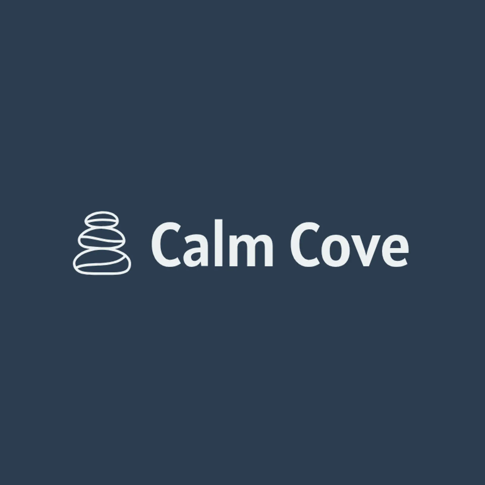 Calm Cove logo for beauty spa