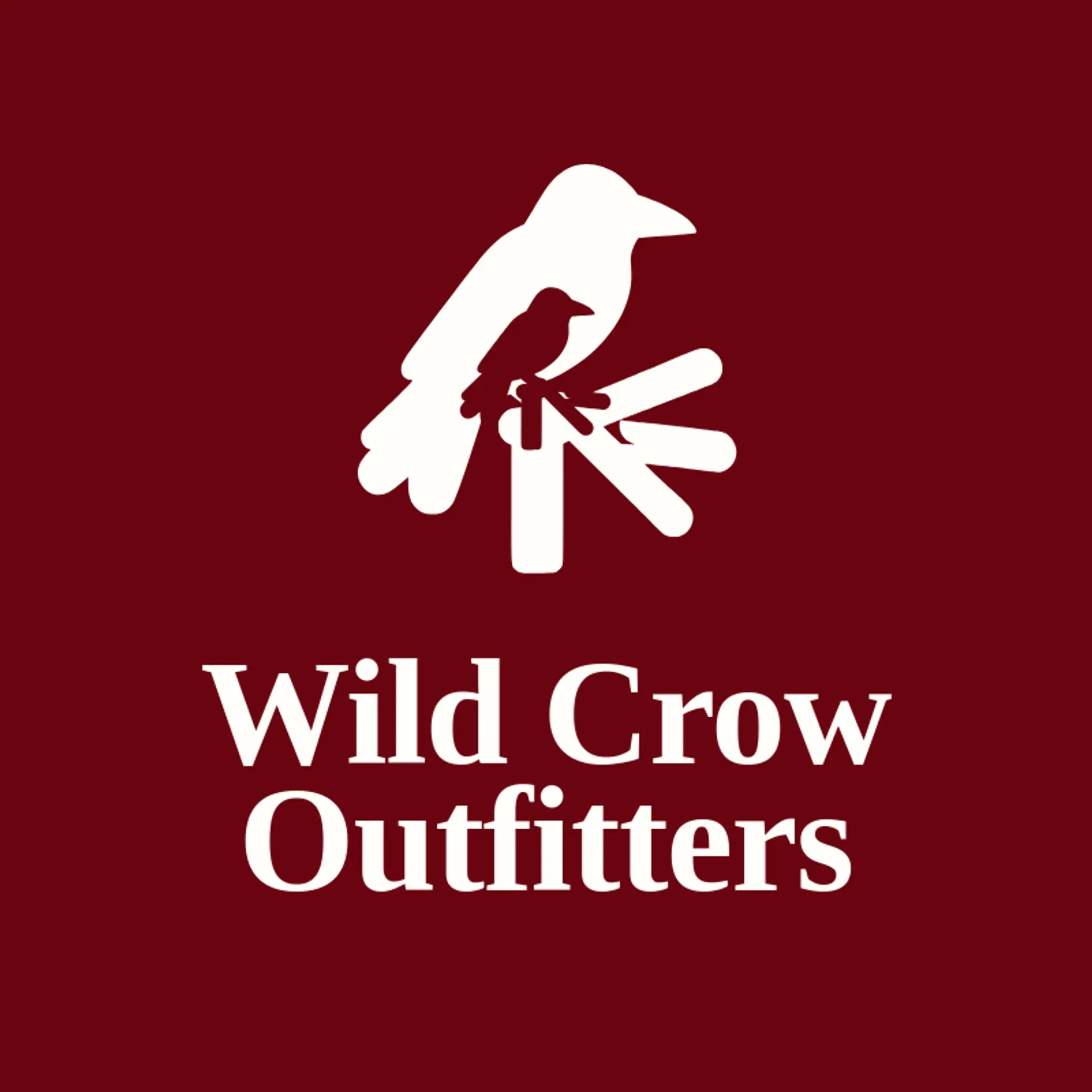 Wild Crow Outfitters logo for crow