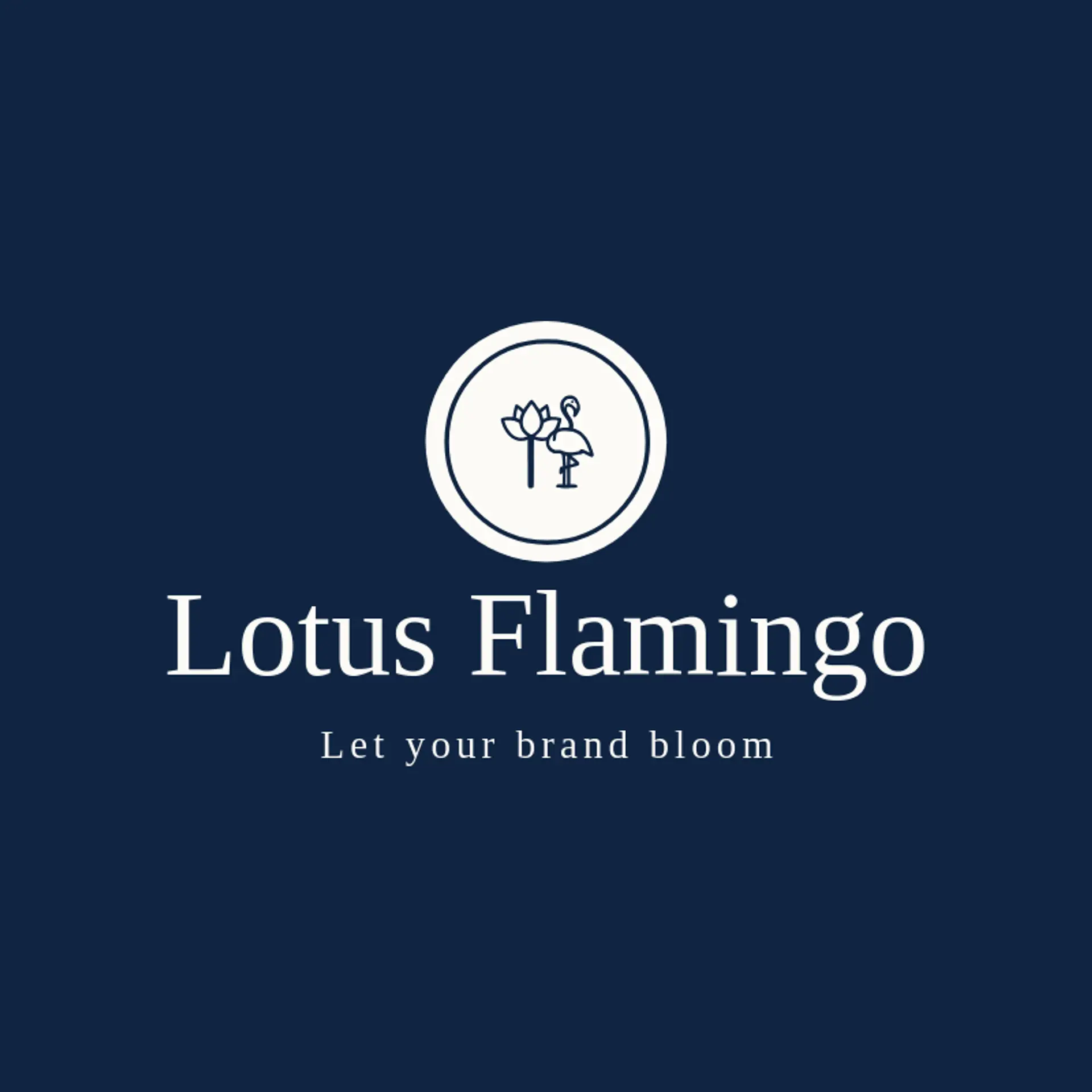 Lotus Flamingo logo for flamingo