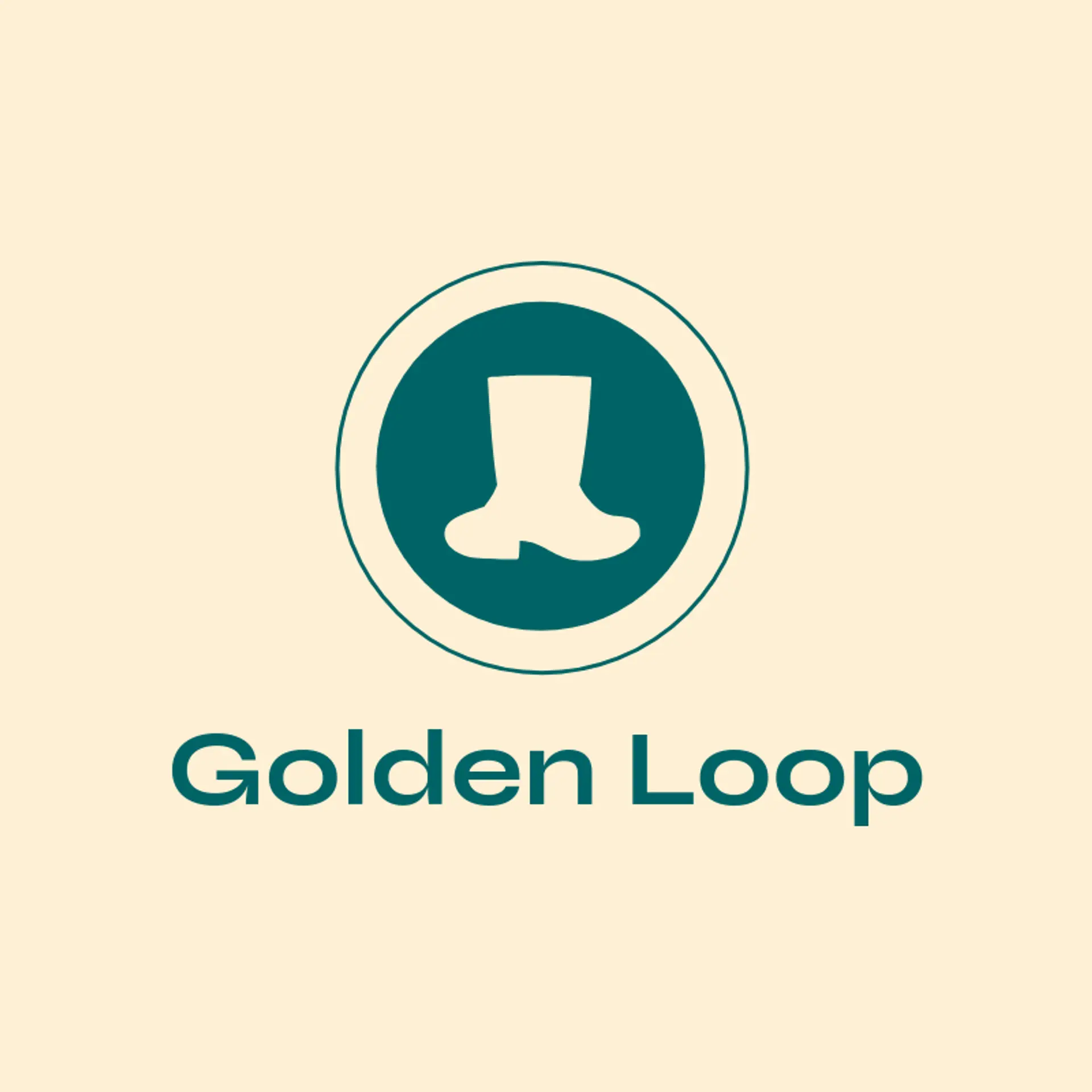 Golden Loop logo for cowboy