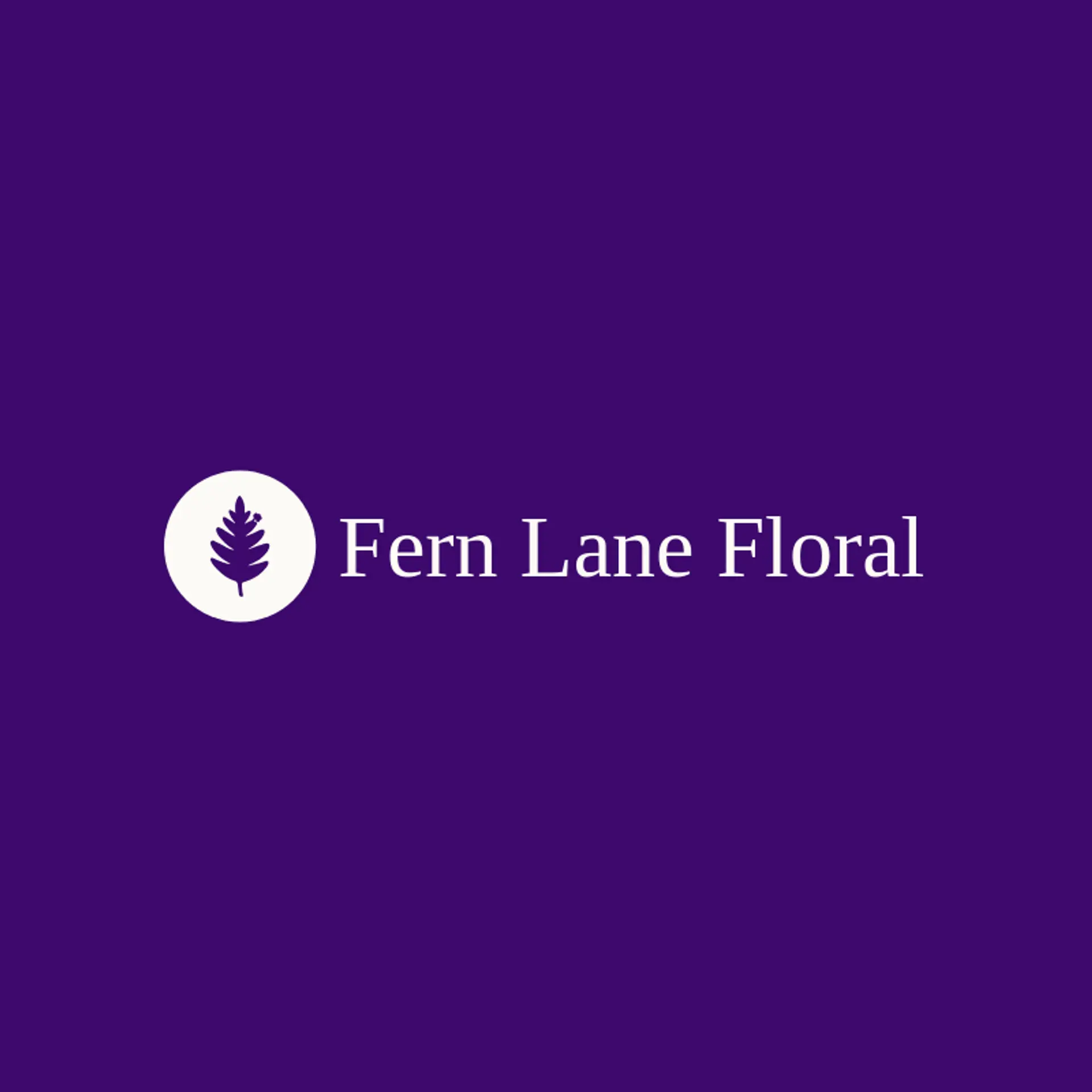 Fern Lane Floral logo for fern