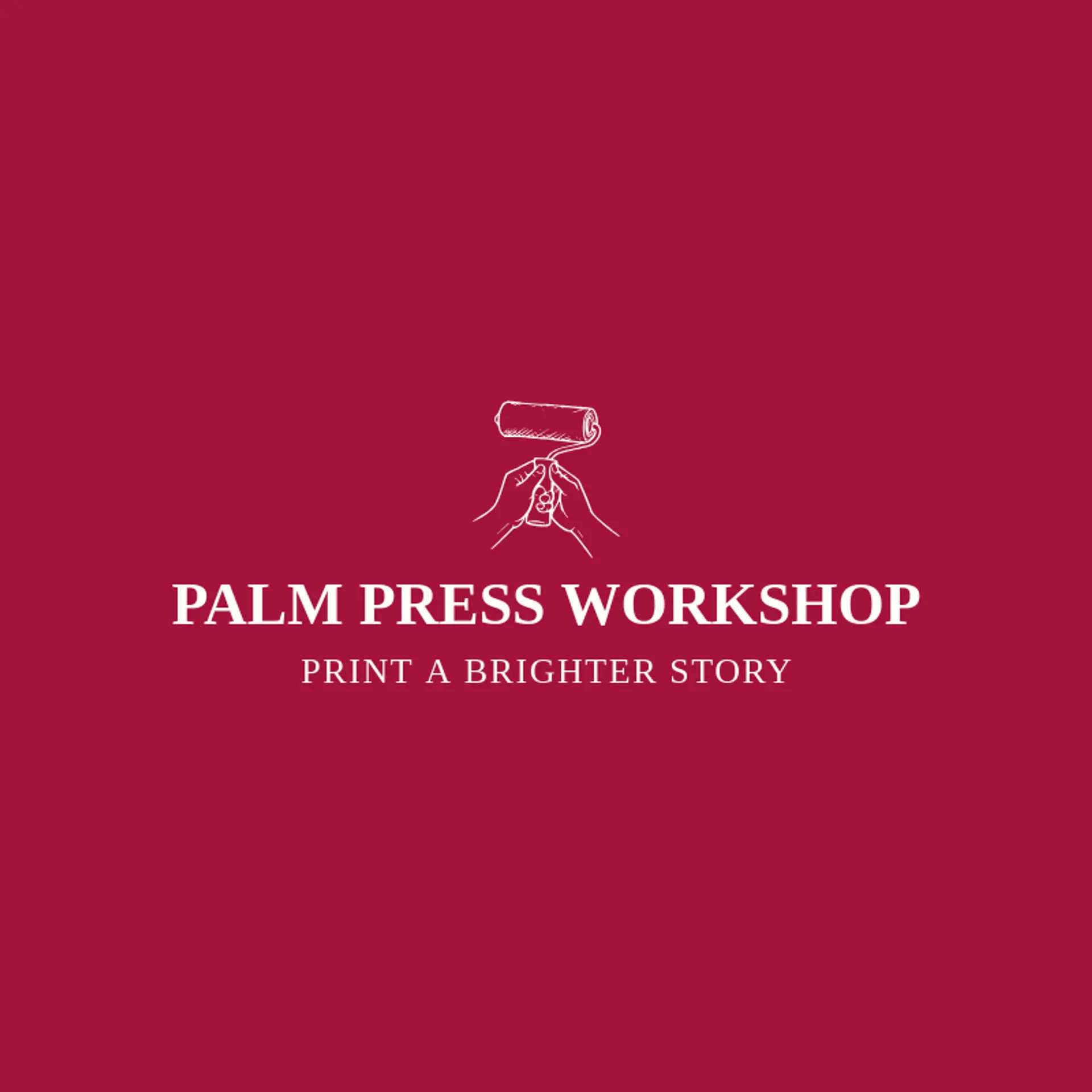 Palm Press Workshop logo for hands