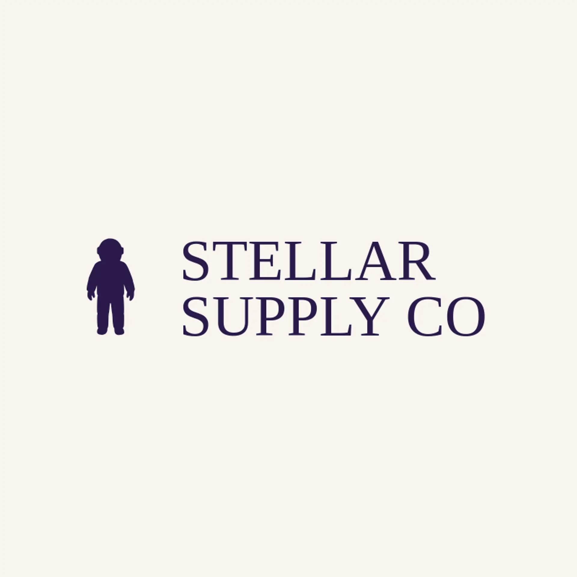 Stellar Supply Co logo for astronaut