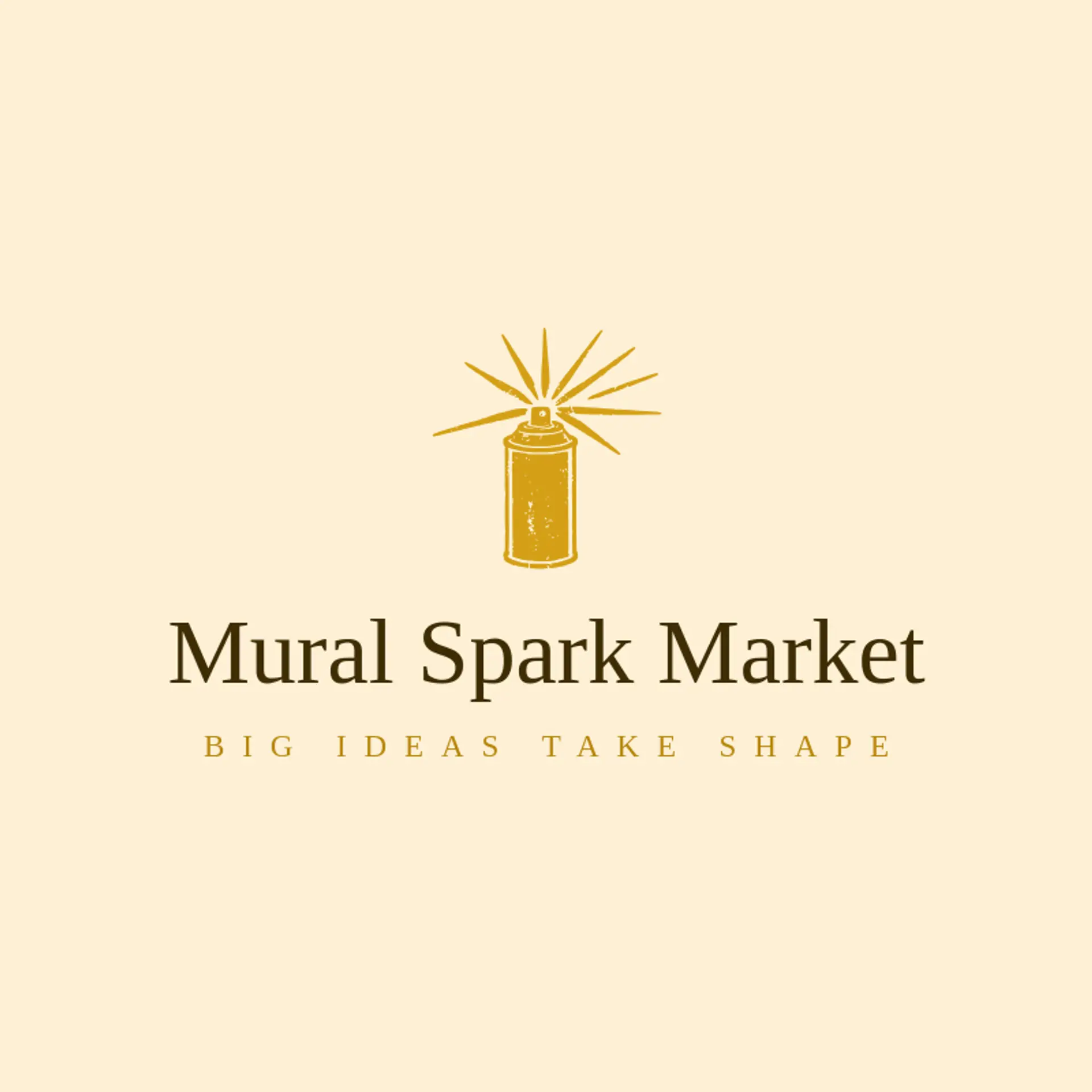 Mural Spark Market logo for spray paint