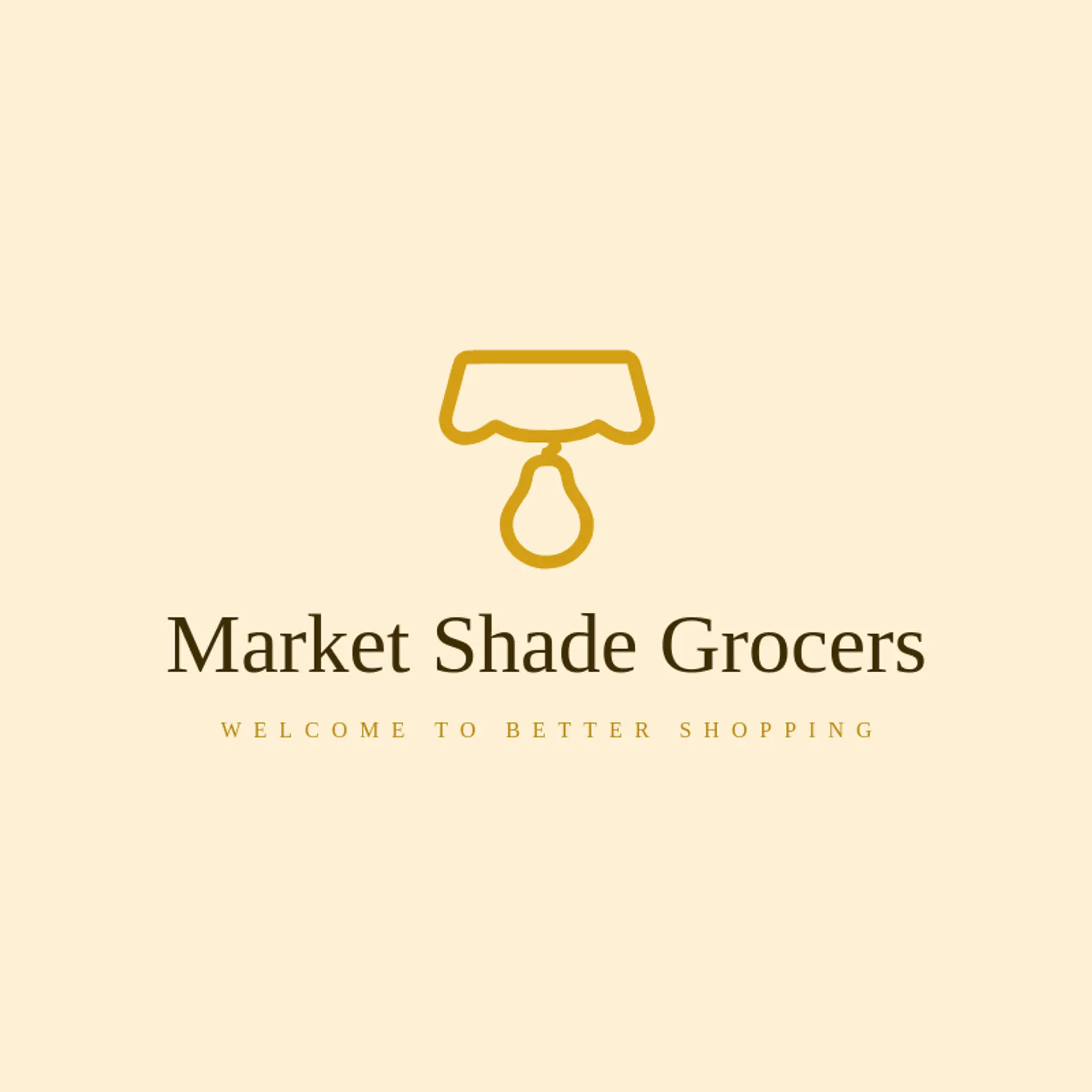 Market Shade Grocers logo for grocery store