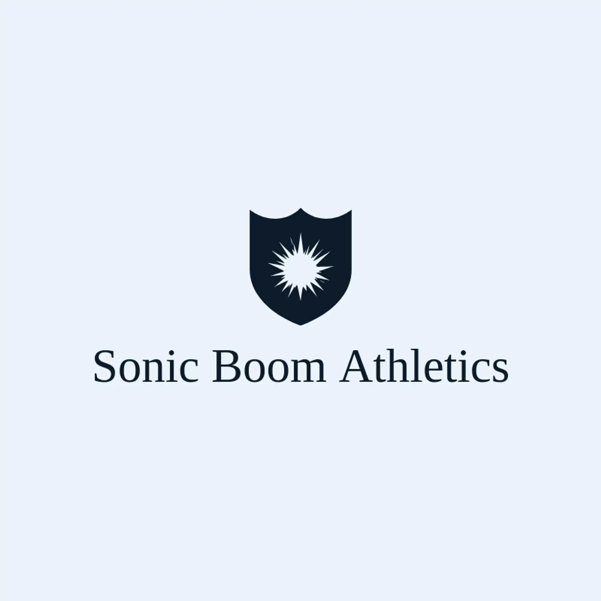 Sonic Boom Athletics logo for explosion