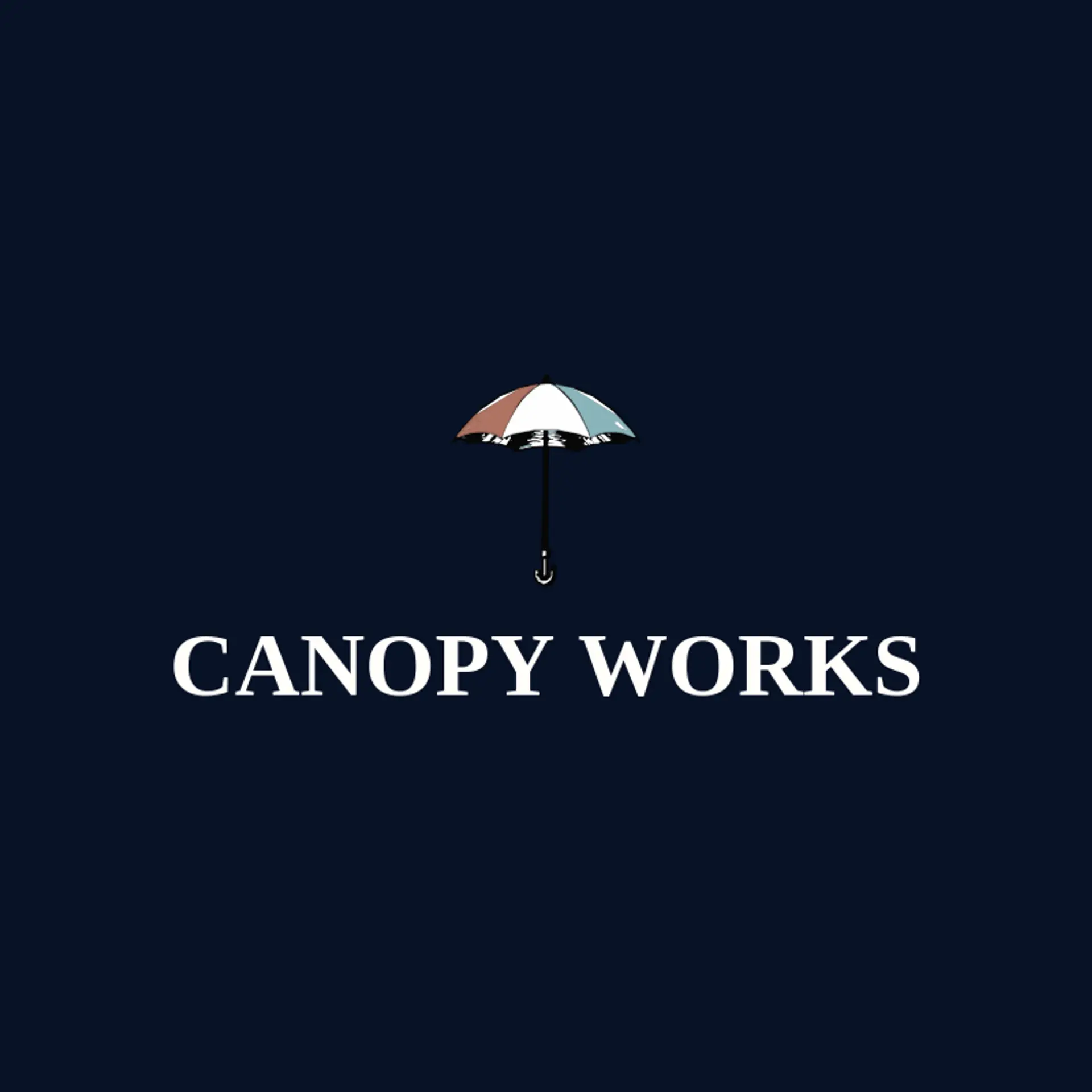 Canopy Works logo for umbrella