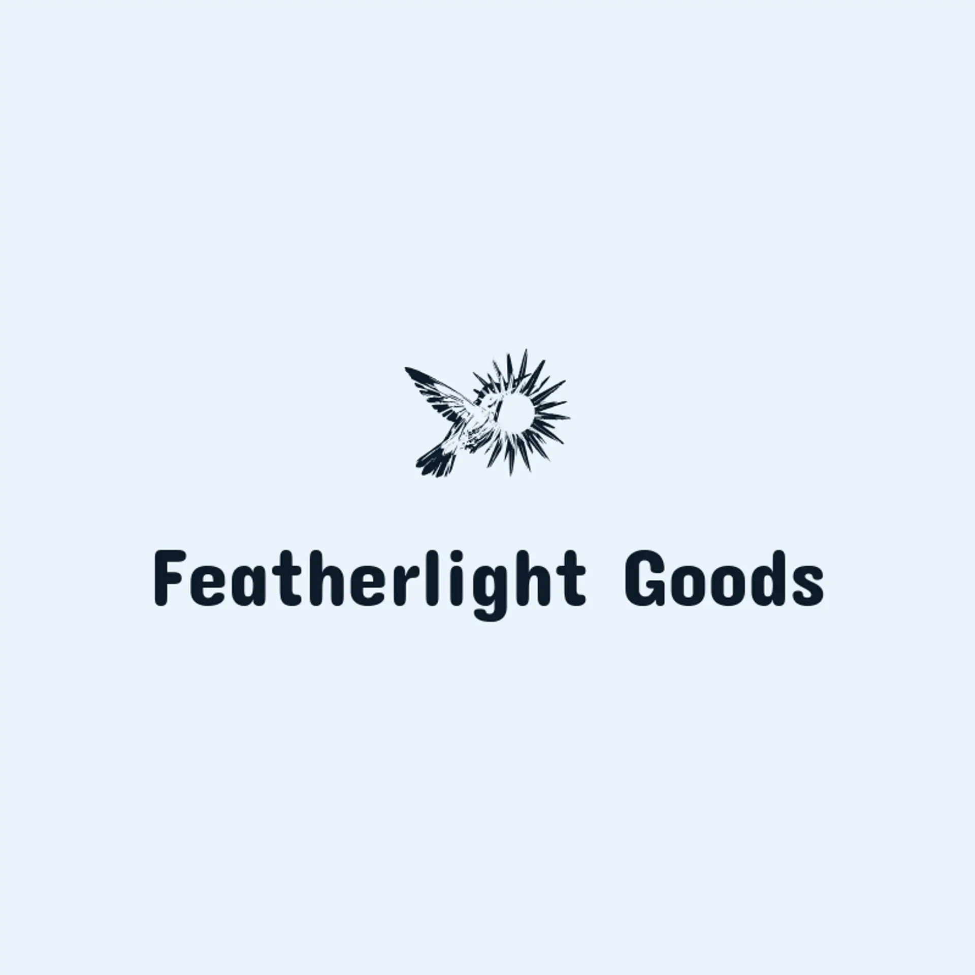 Featherlight Goods logo for hummingbird