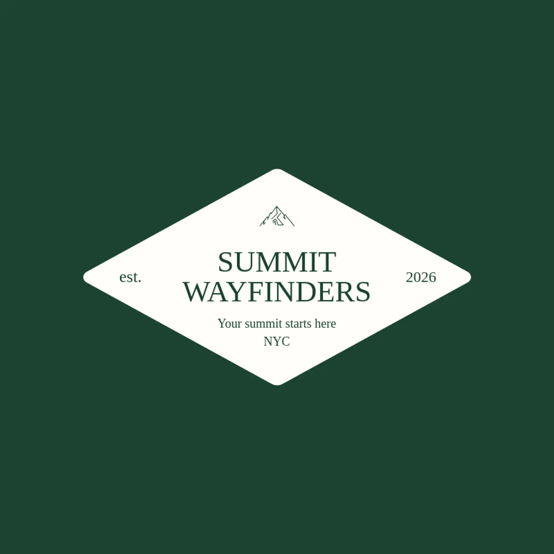 Summit Wayfinders logo for peak