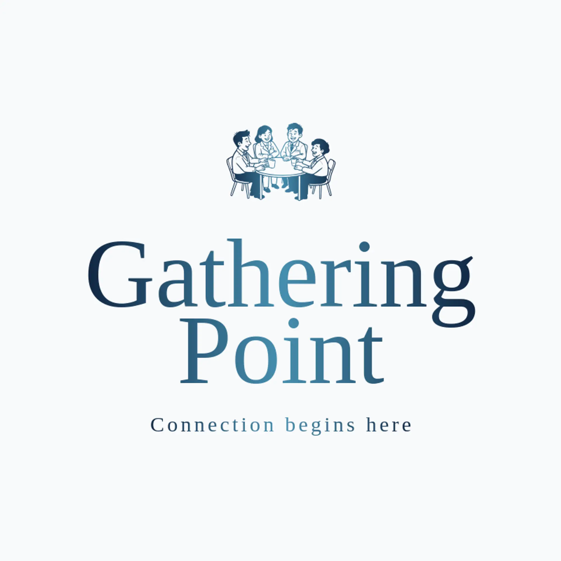 Gathering Point logo for social work