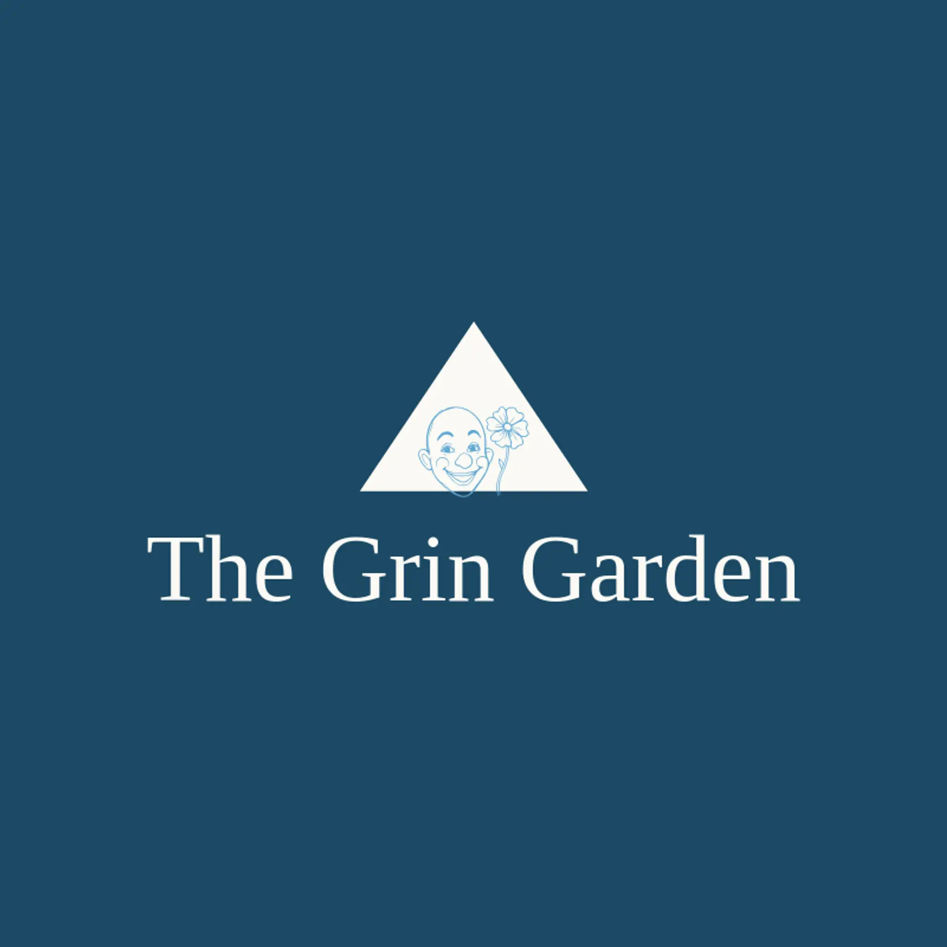 The Grin Garden logo for clown