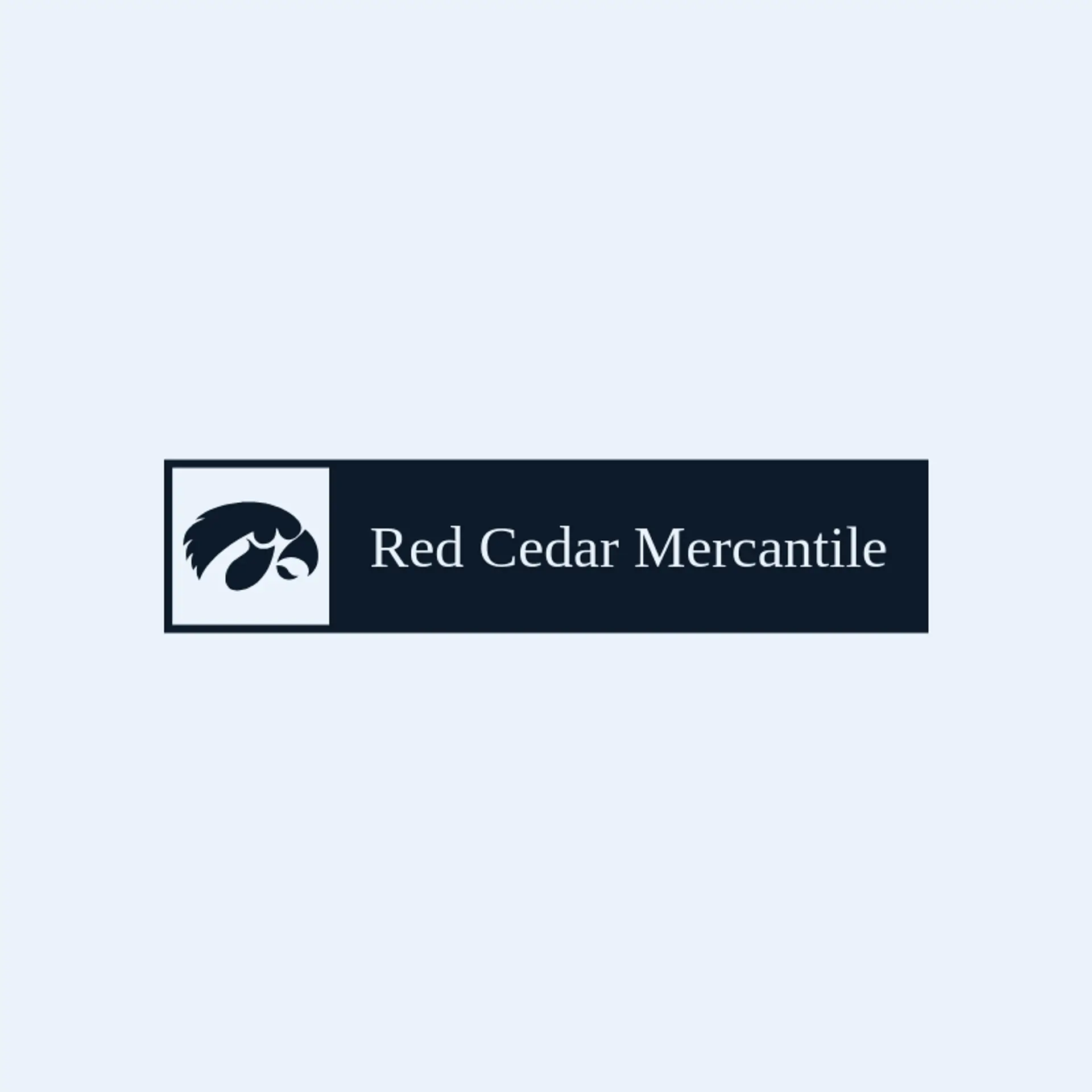 Red Cedar Mercantile logo for iowa