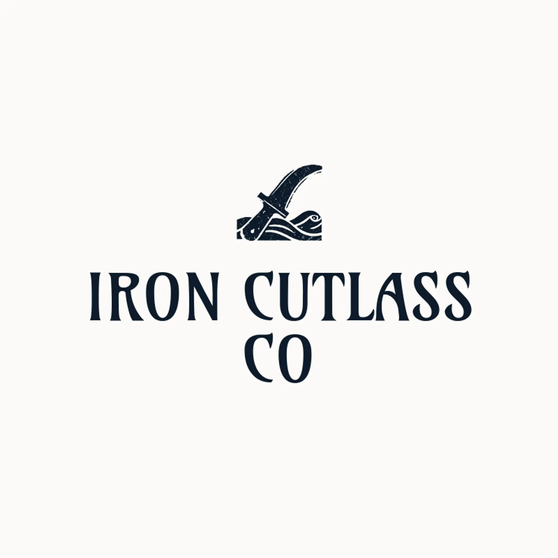 Iron Cutlass Co logo for pirate