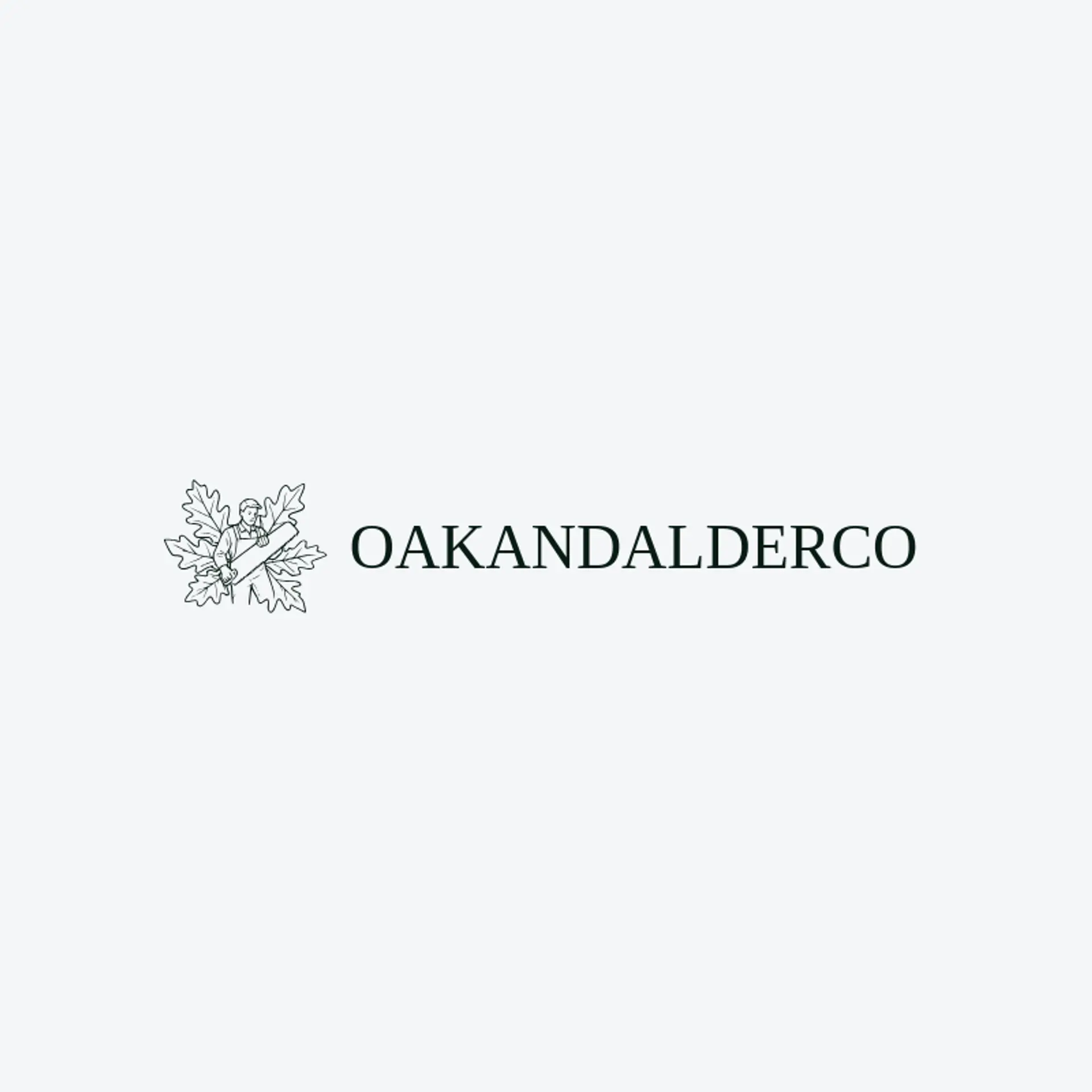 Oak and Alder Co logo for carpenter