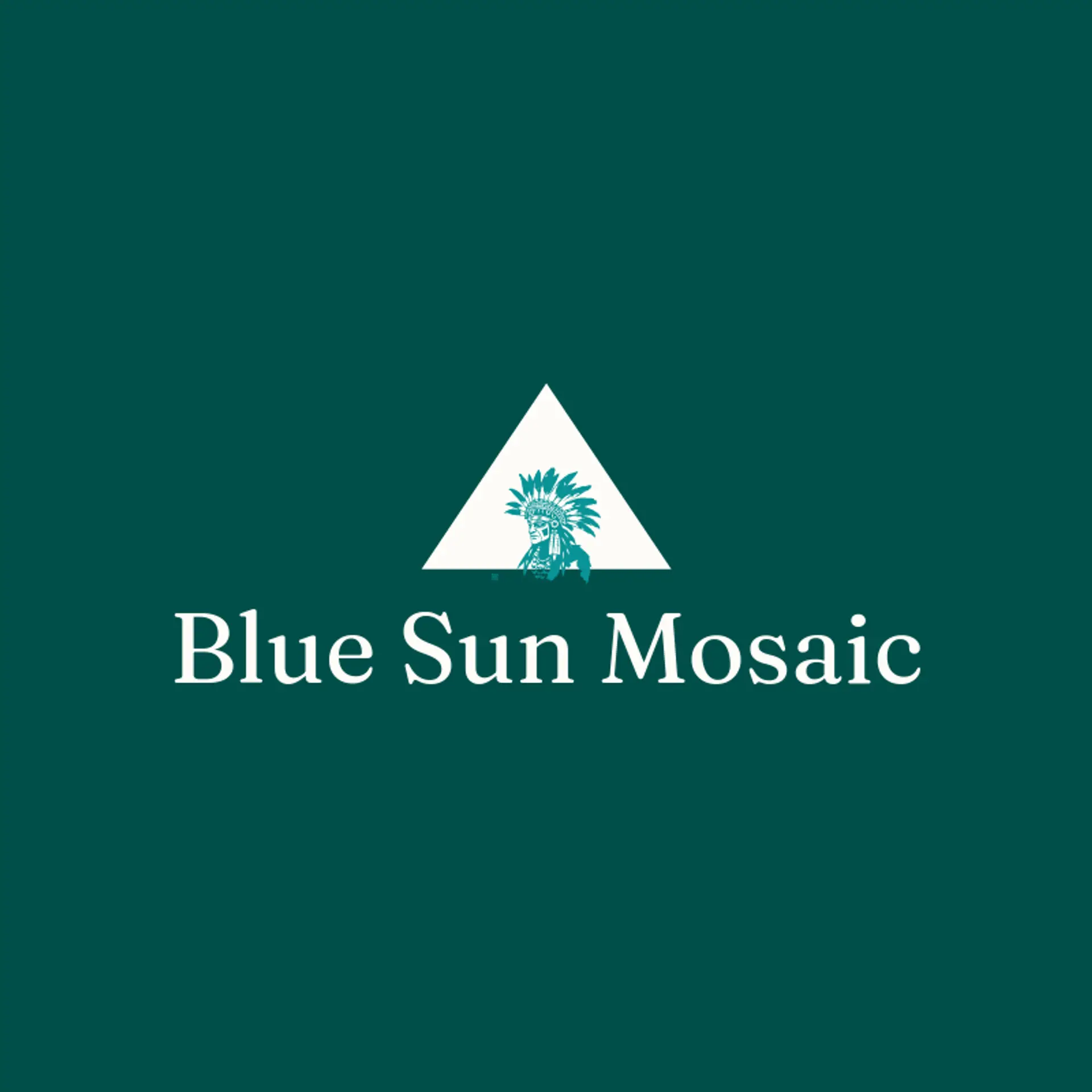 Blue Sun Mosaic logo for aztec