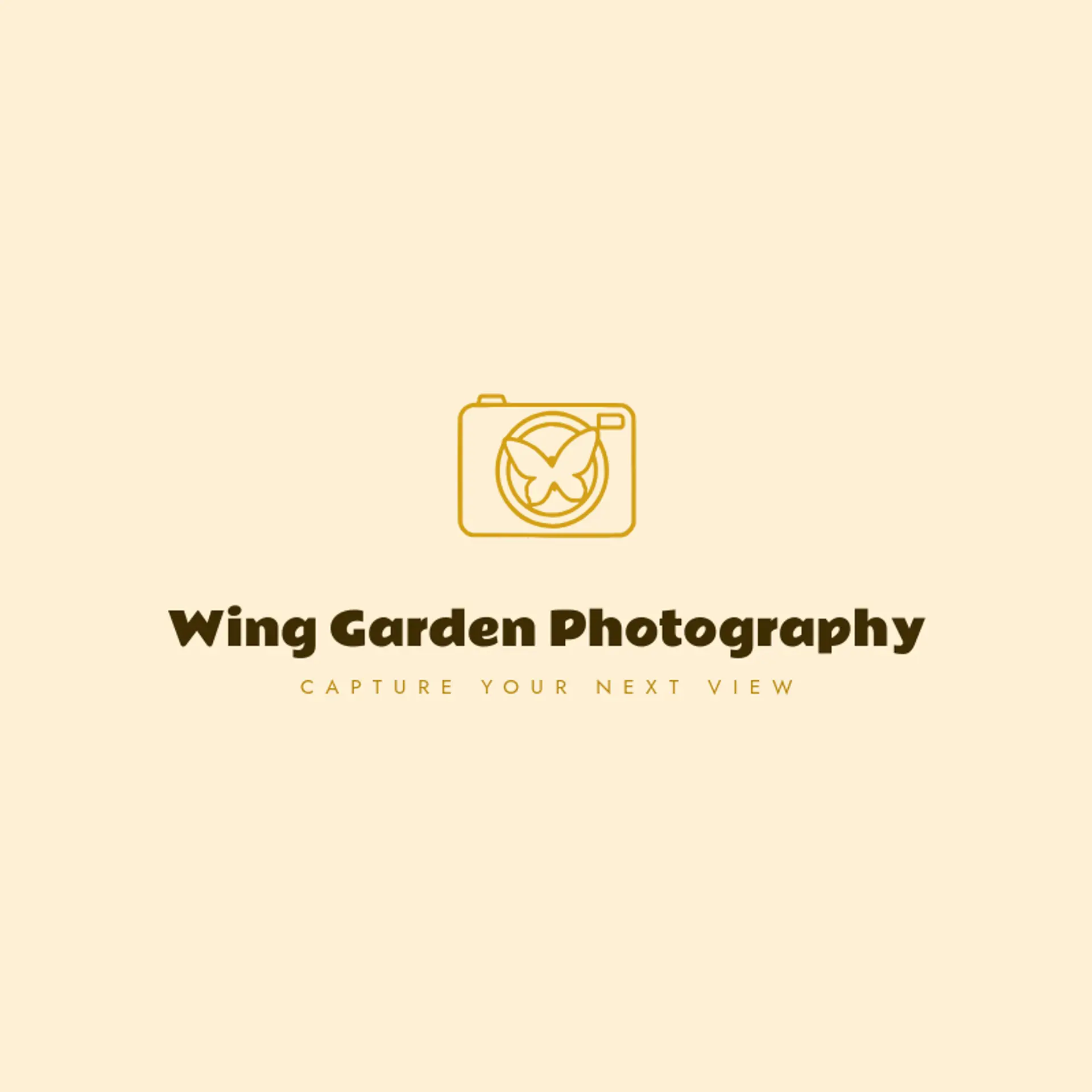 Wing Garden Photography logo for butterfly