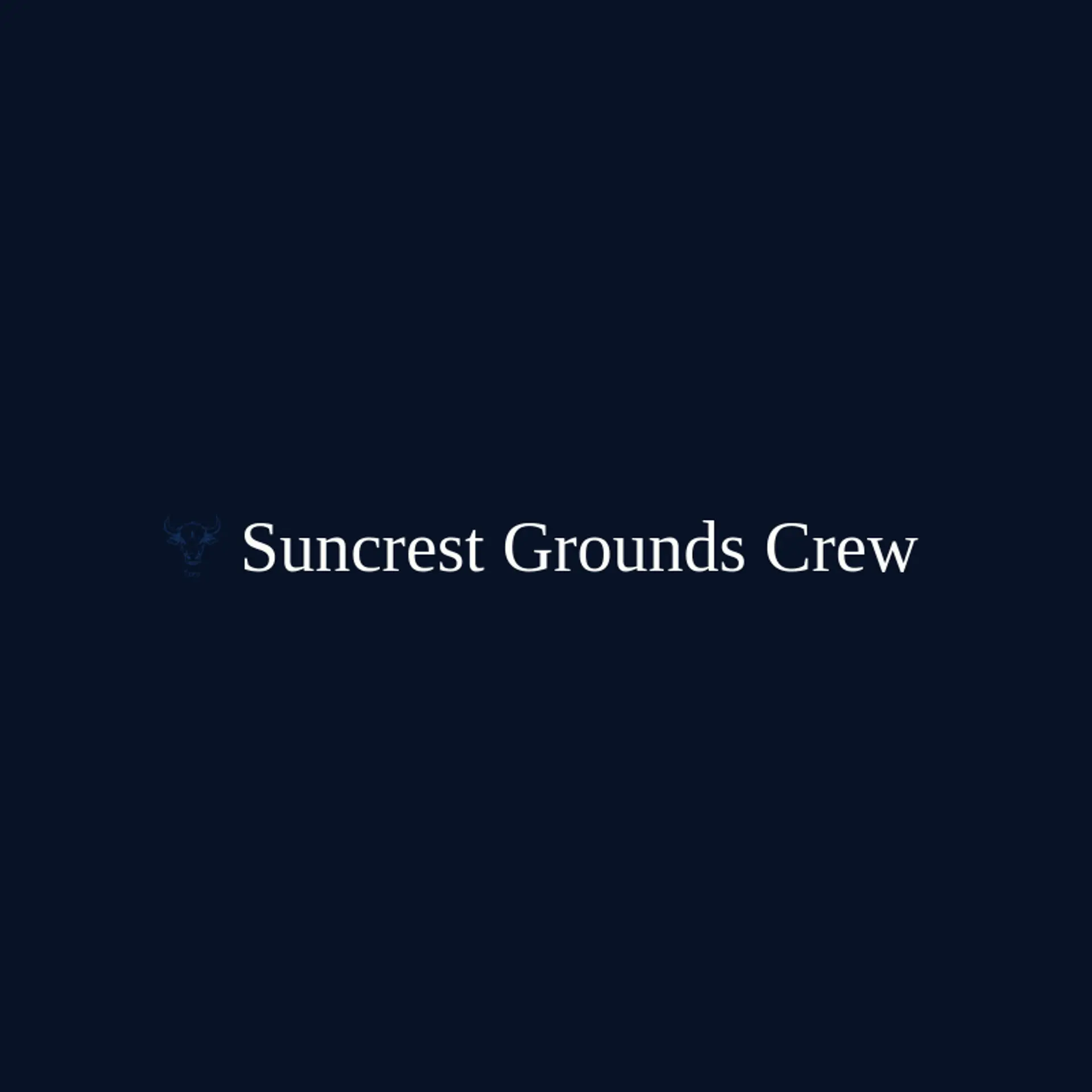 Suncrest Grounds Crew logo for toro
