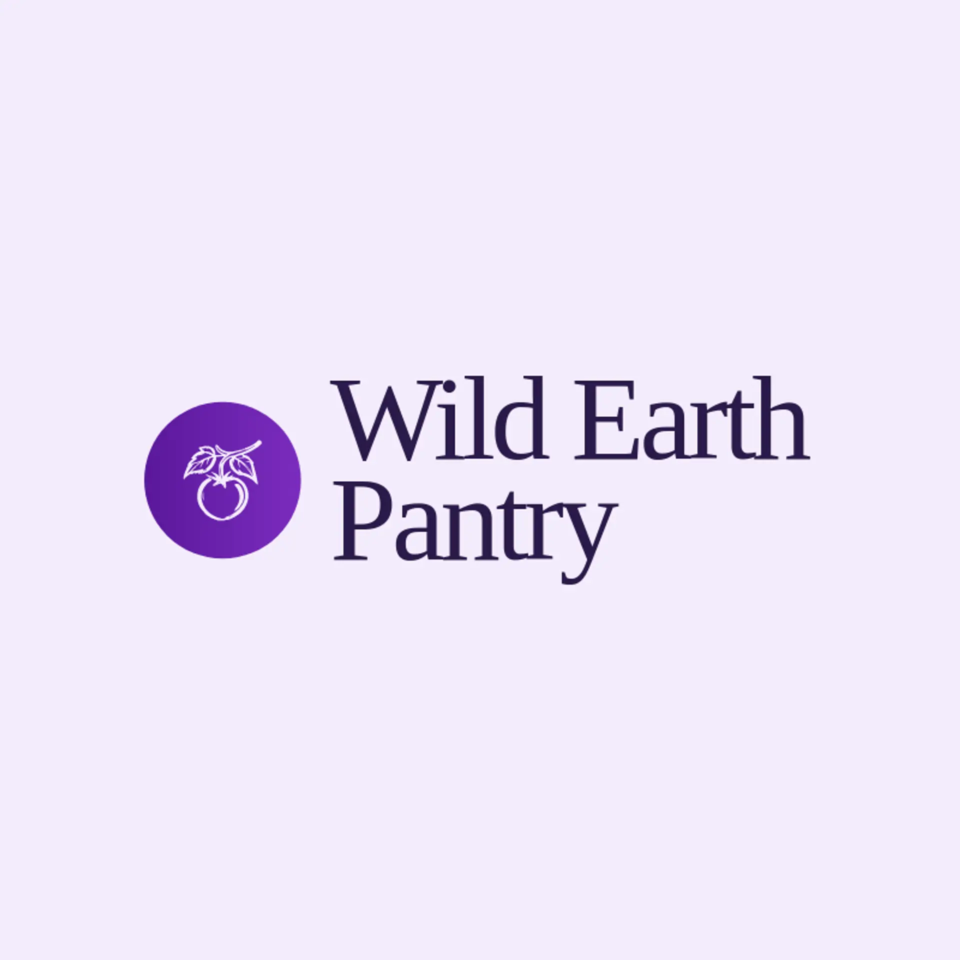 Wild Earth Pantry logo for natural