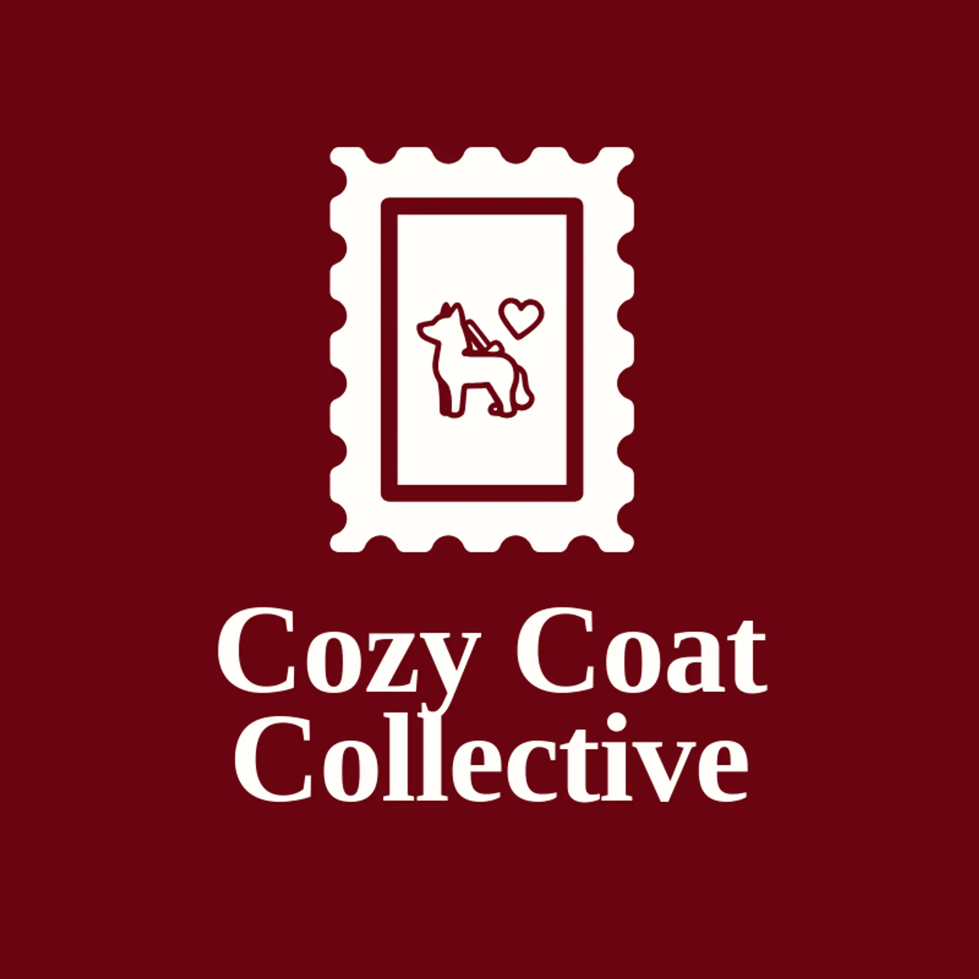 Cozy Coat Collective logo for dog grooming