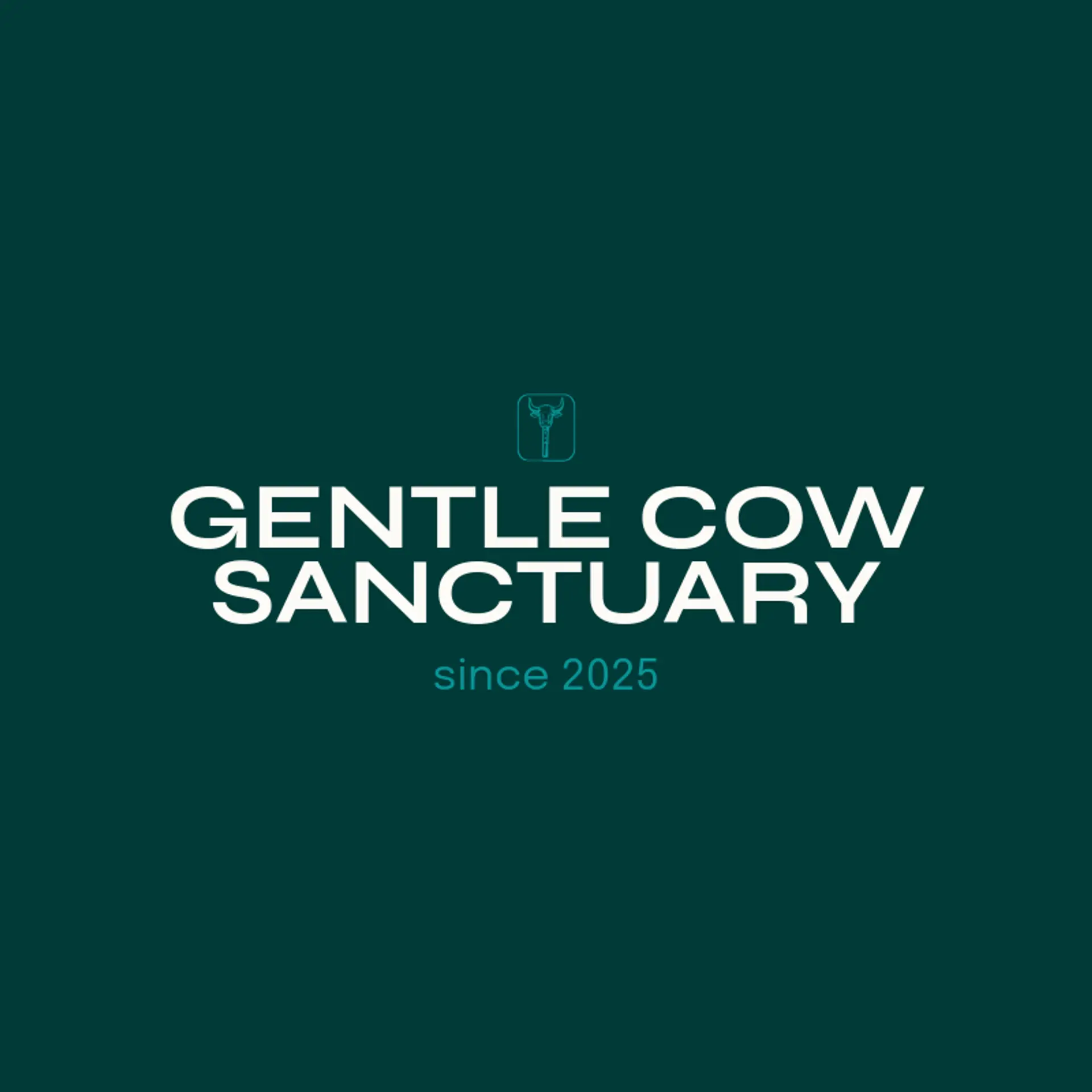 Gentle Cow Sanctuary logo for krishna