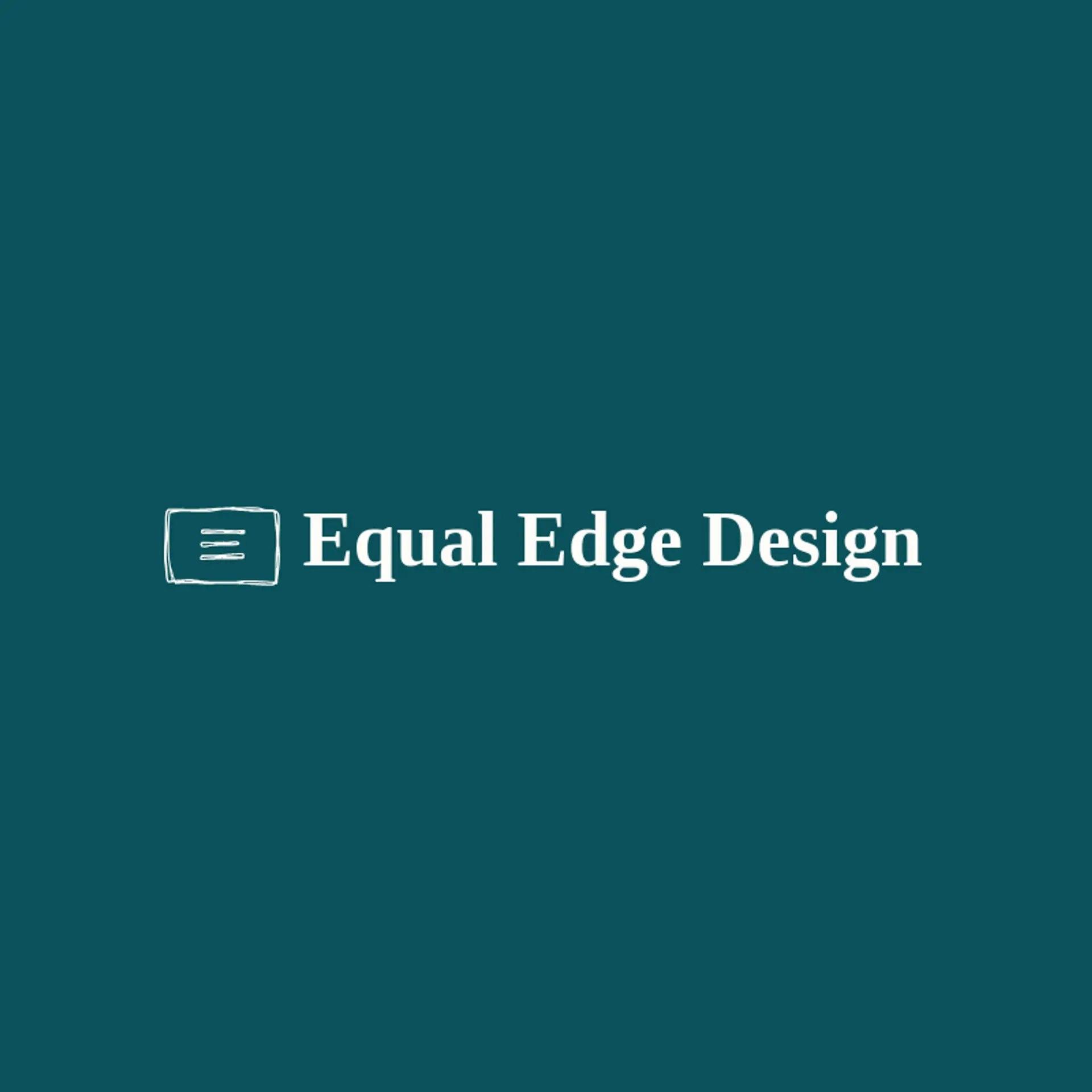 Equal Edge Design logo for rectangle