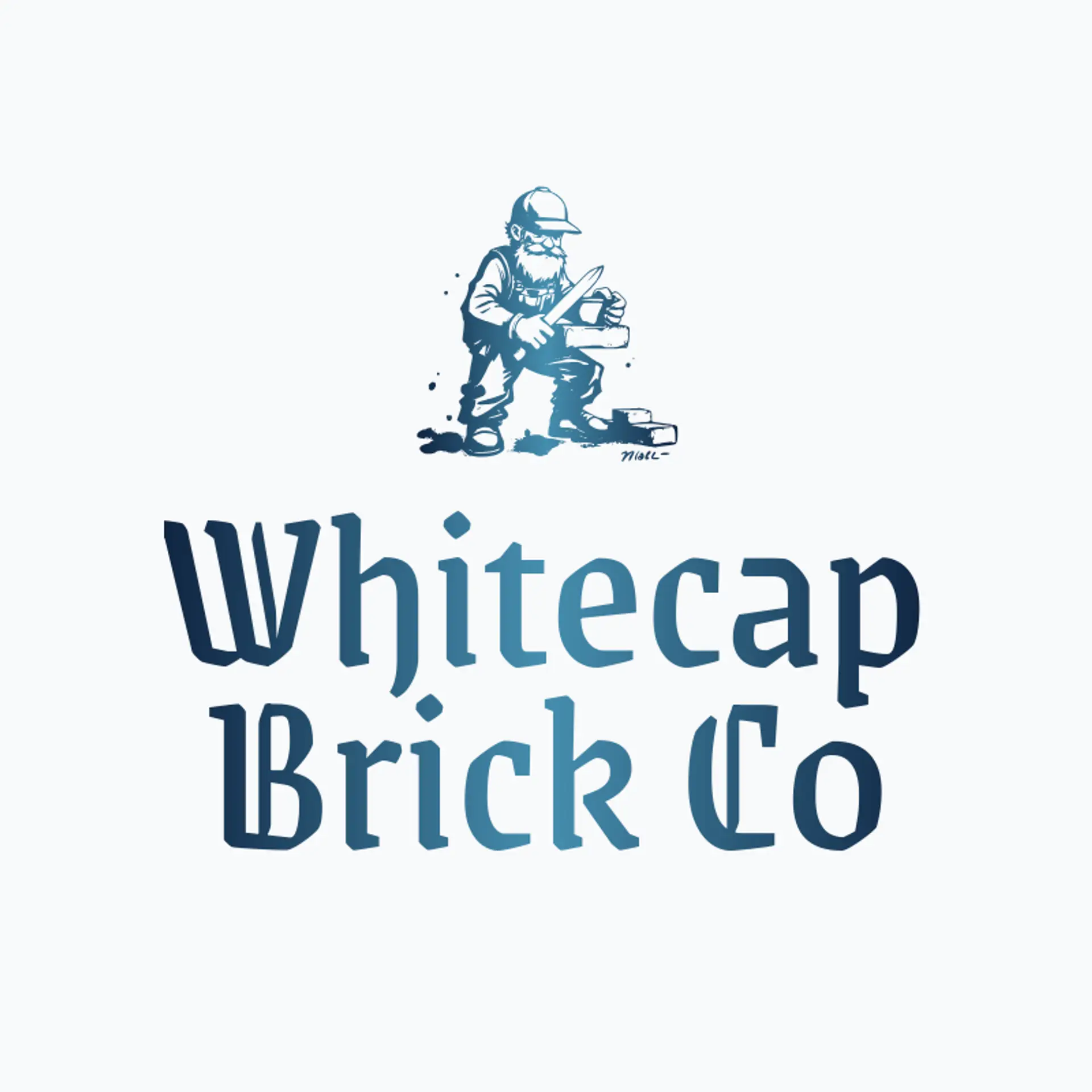 Whitecap Brick Co logo for mason