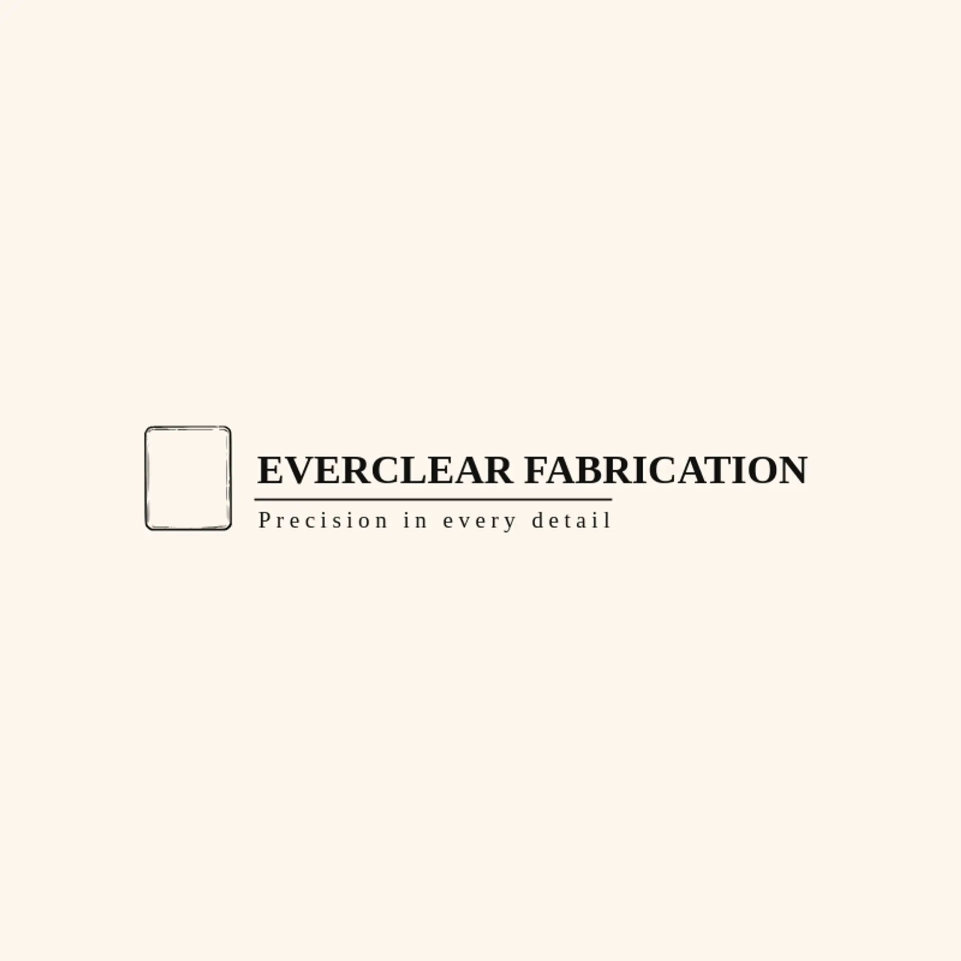 Everclear Fabrication logo for acrylic