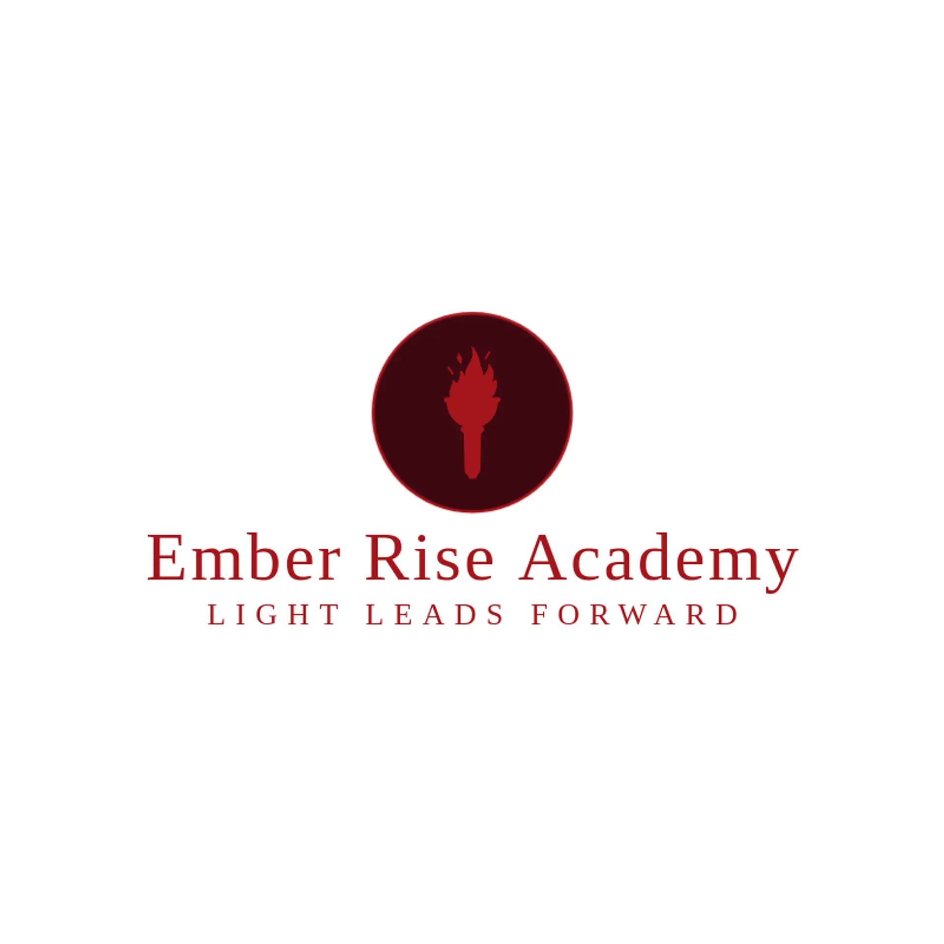 Ember Rise Academy logo for torch