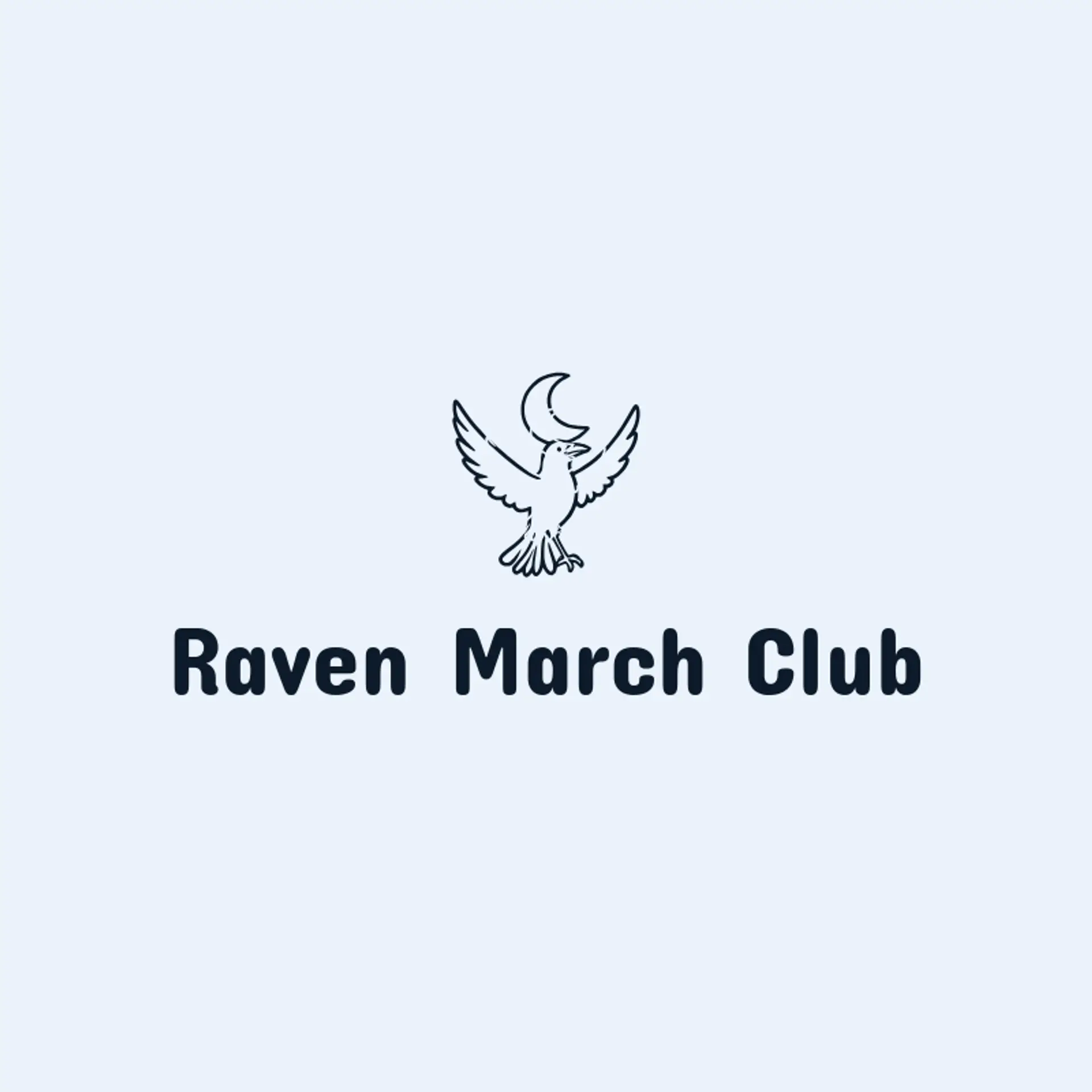Raven March Club logo for viking