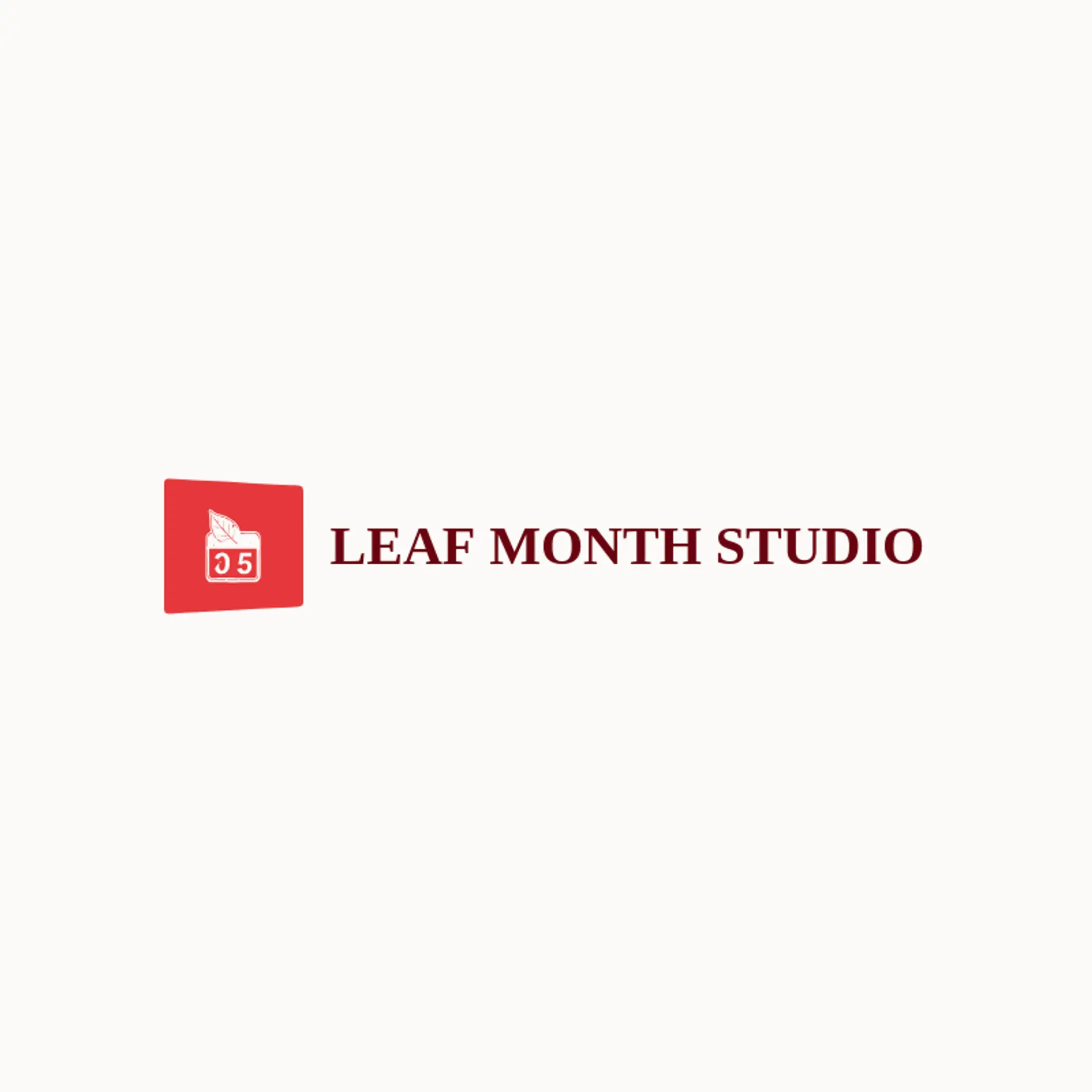 Leaf Month Studio logo for calendar