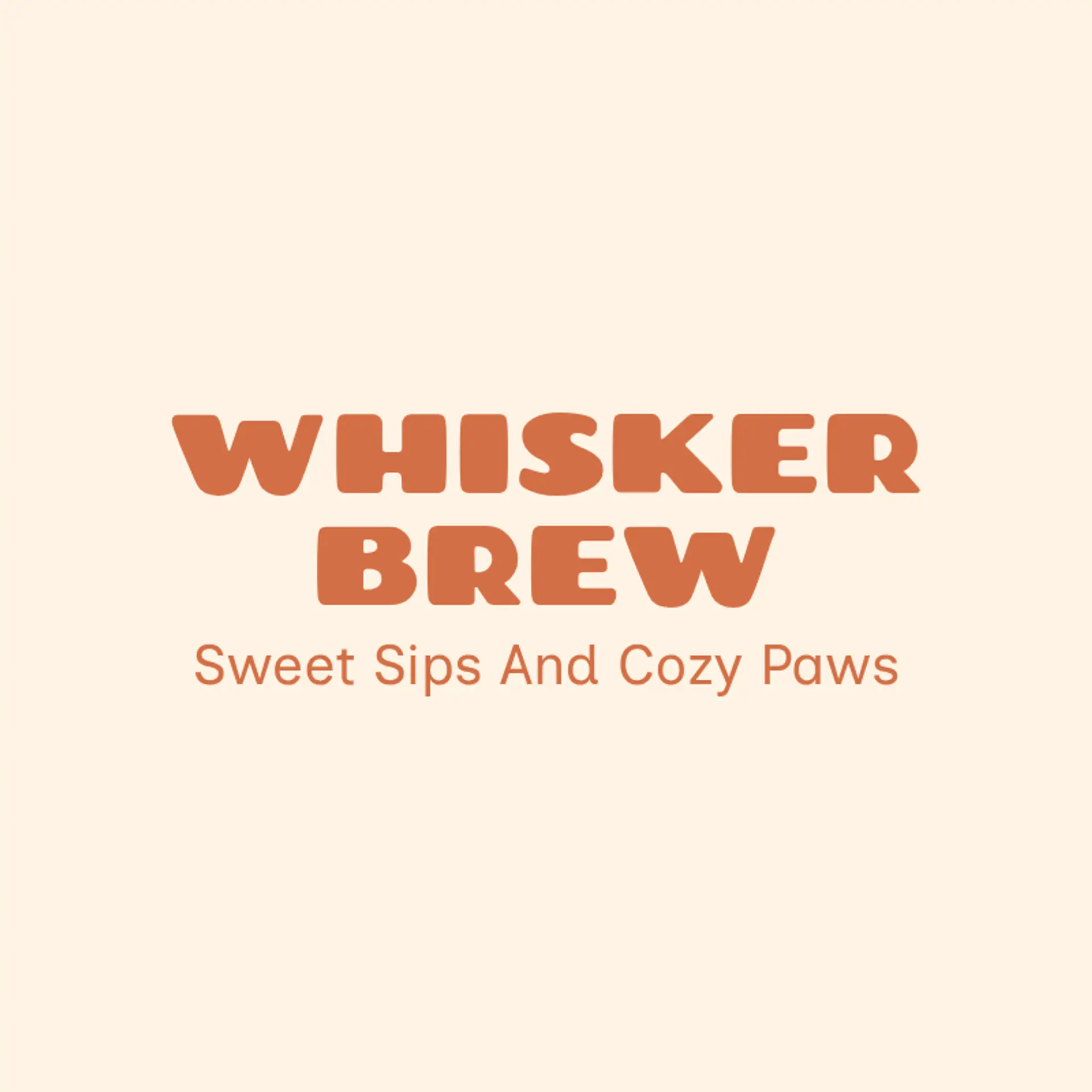 Whisker Warmth logo for cute cafe