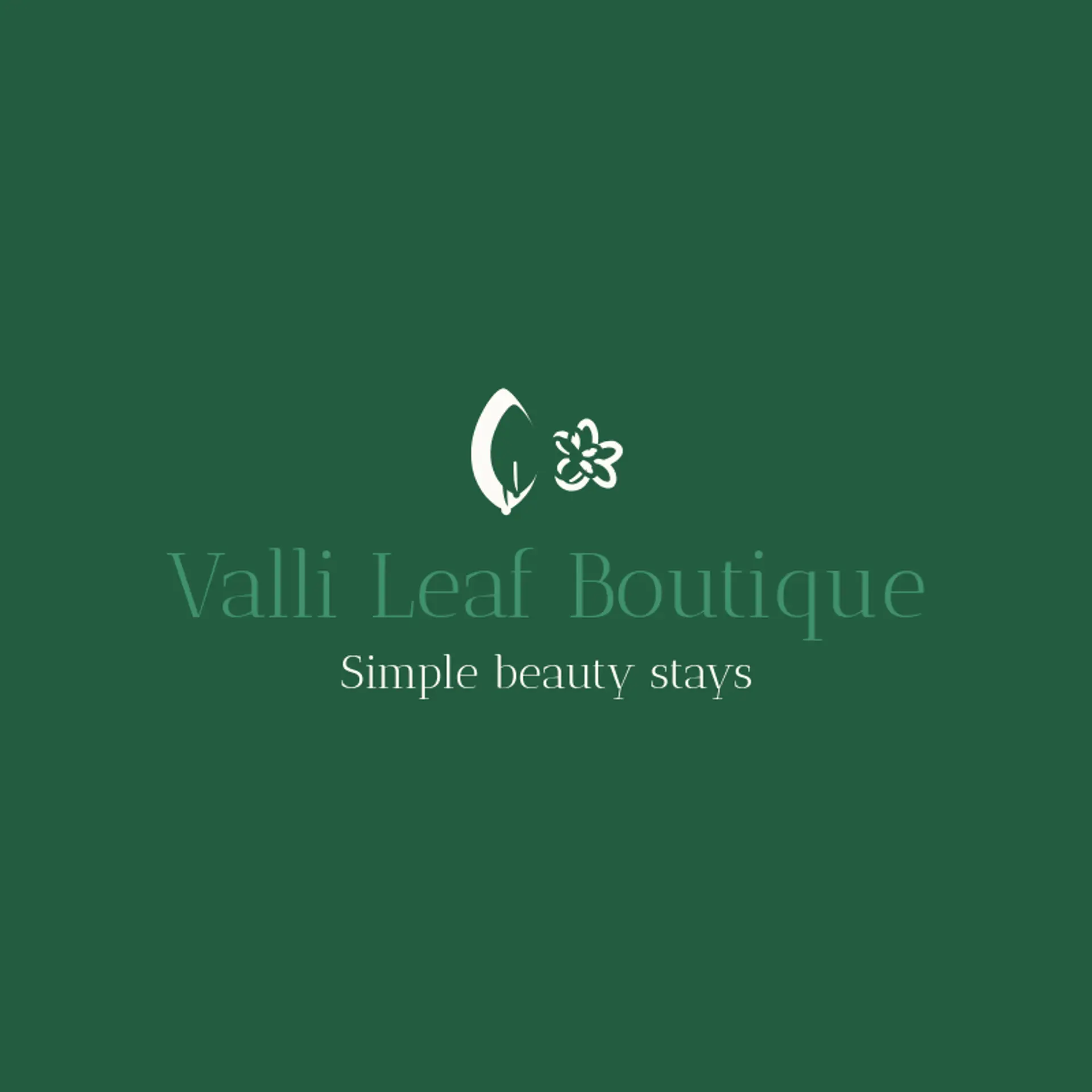 Valli Leaf Boutique logo for tamil