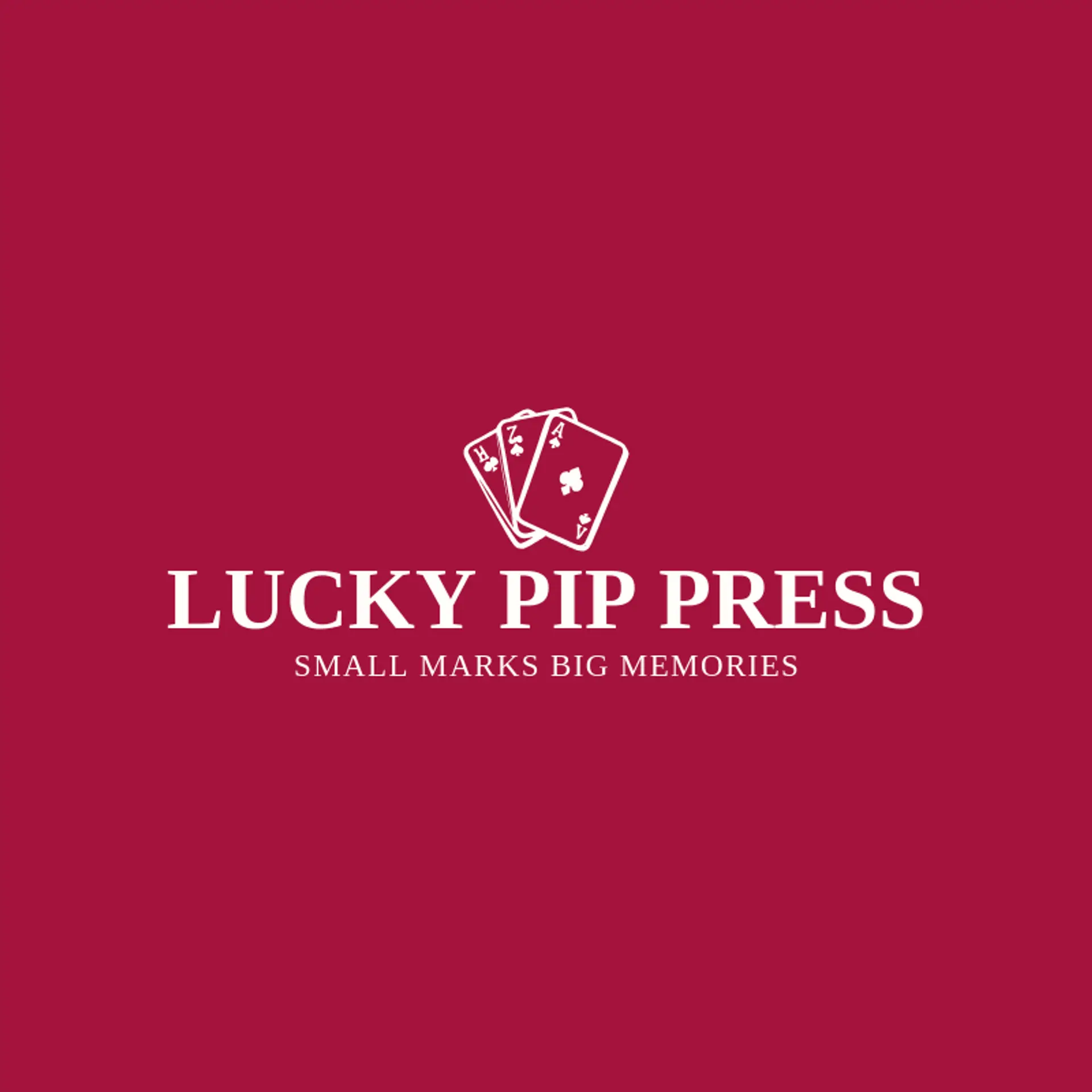 Lucky Pip Press logo for playing cards