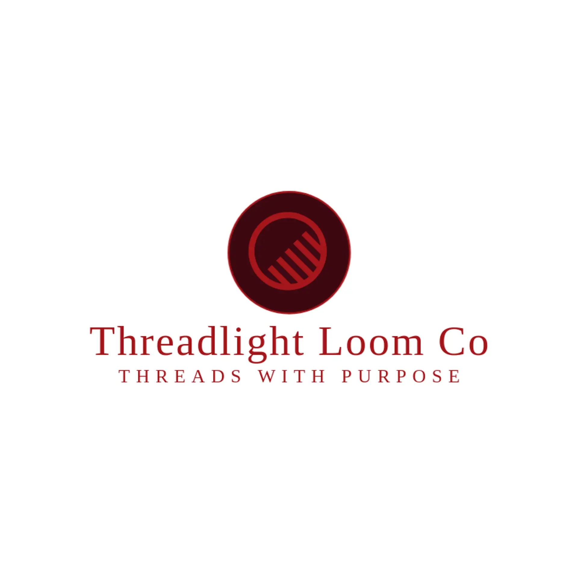 Threadlight Loom Co logo for loom