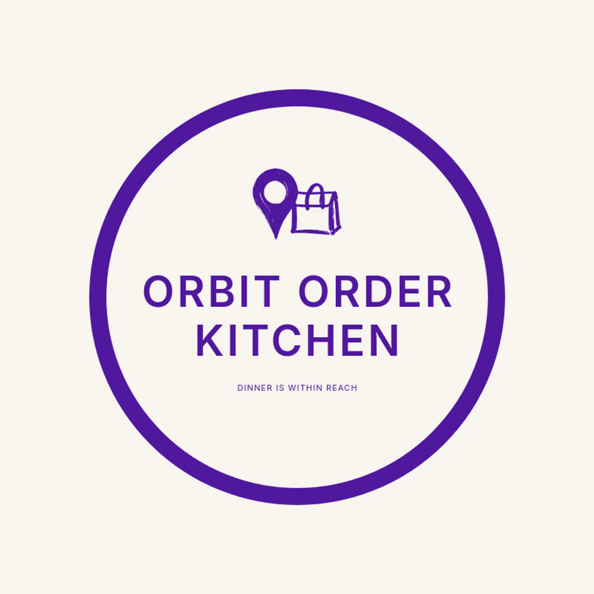 Orbit Order Kitchen logo for cloud kitchen