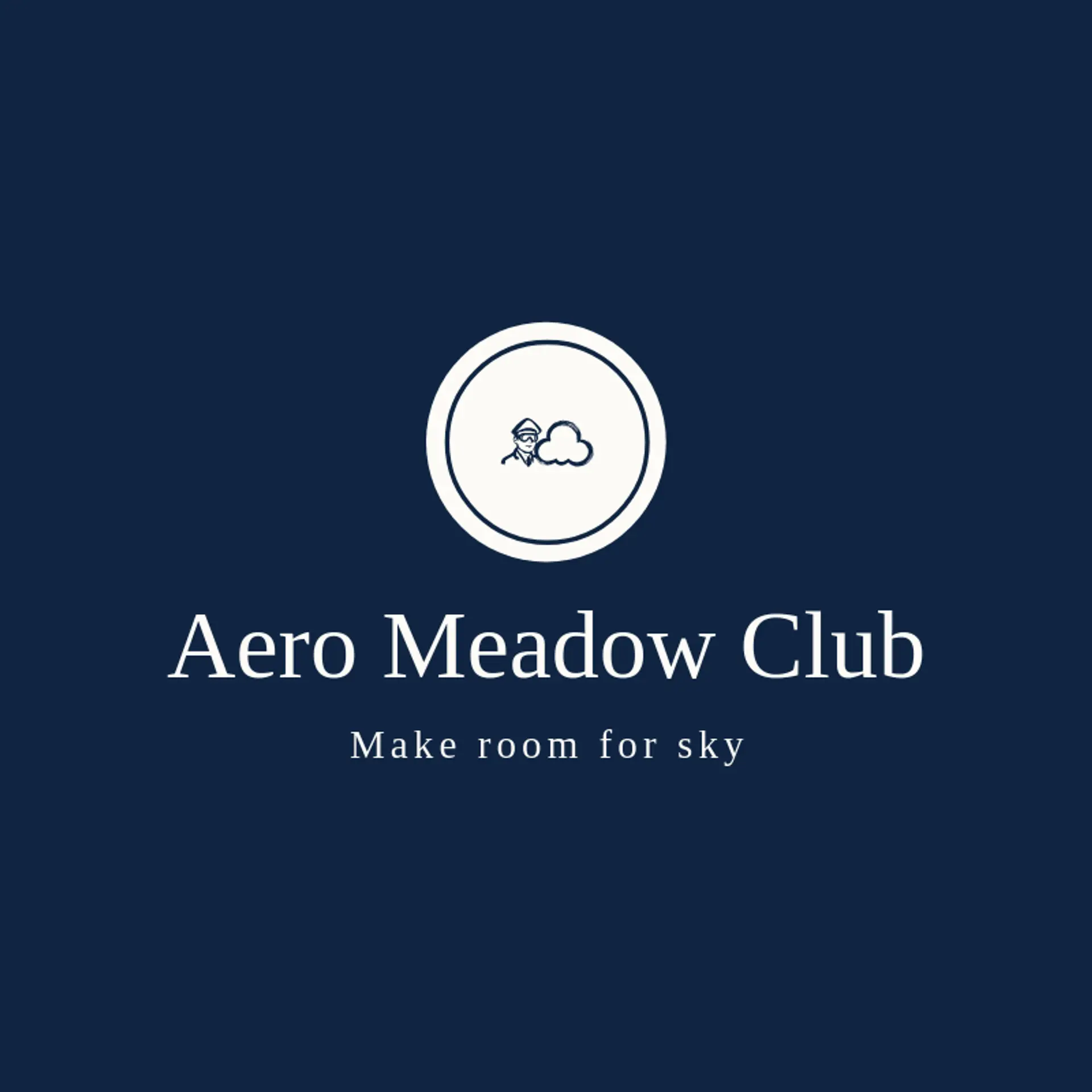 Aero Meadow Club logo for aviator