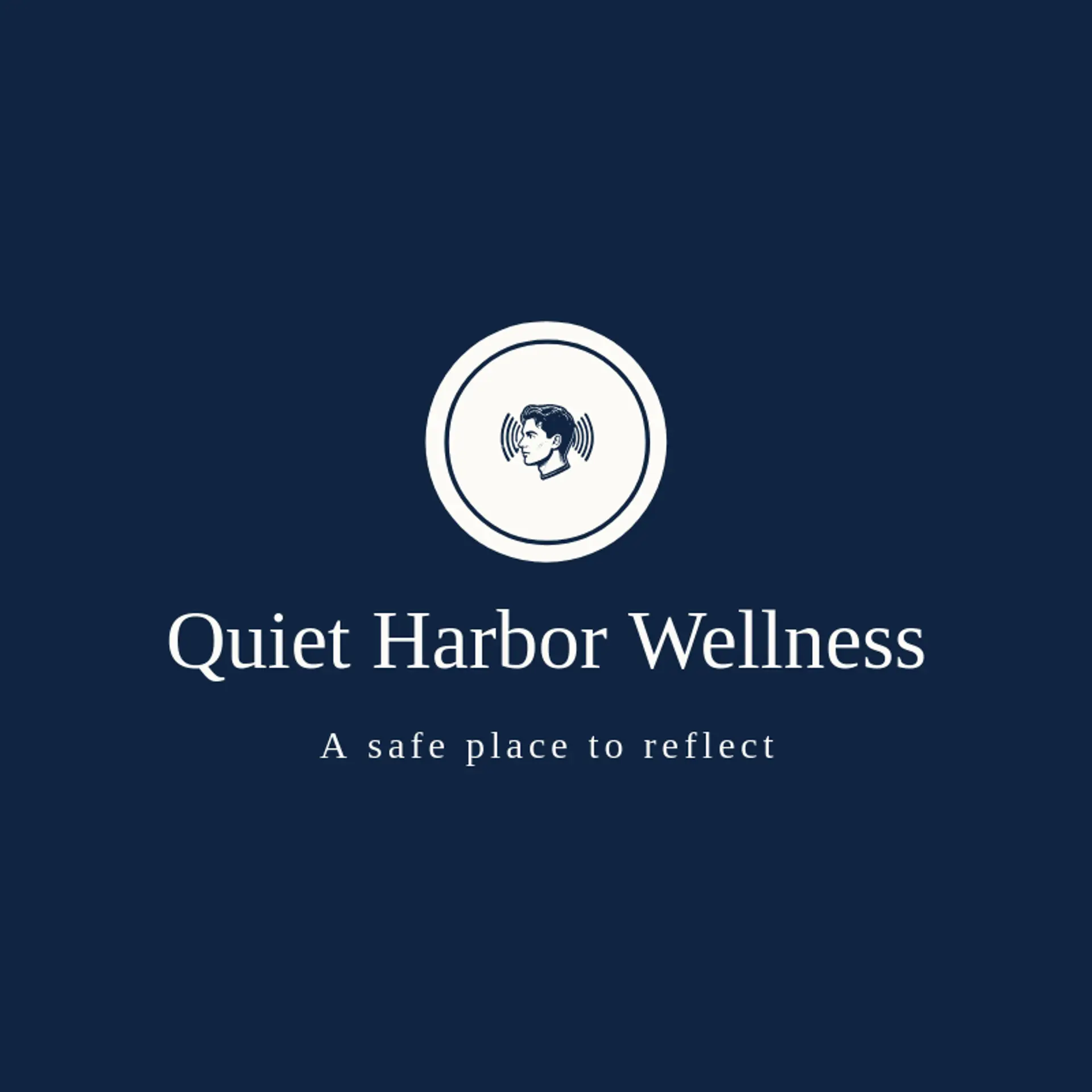 Quiet Harbor Wellness logo for psychologist
