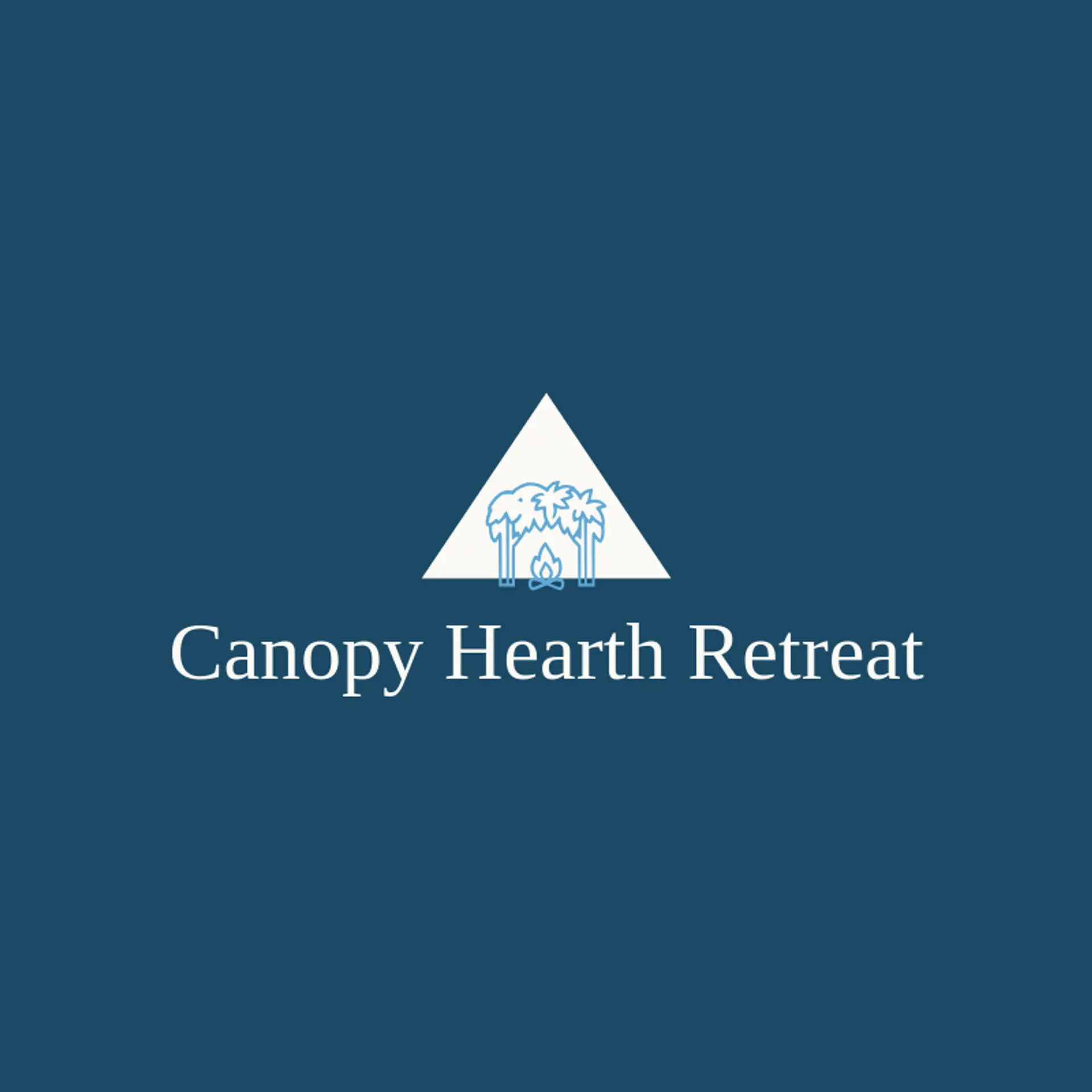 Canopy Hearth Retreat logo for jungle