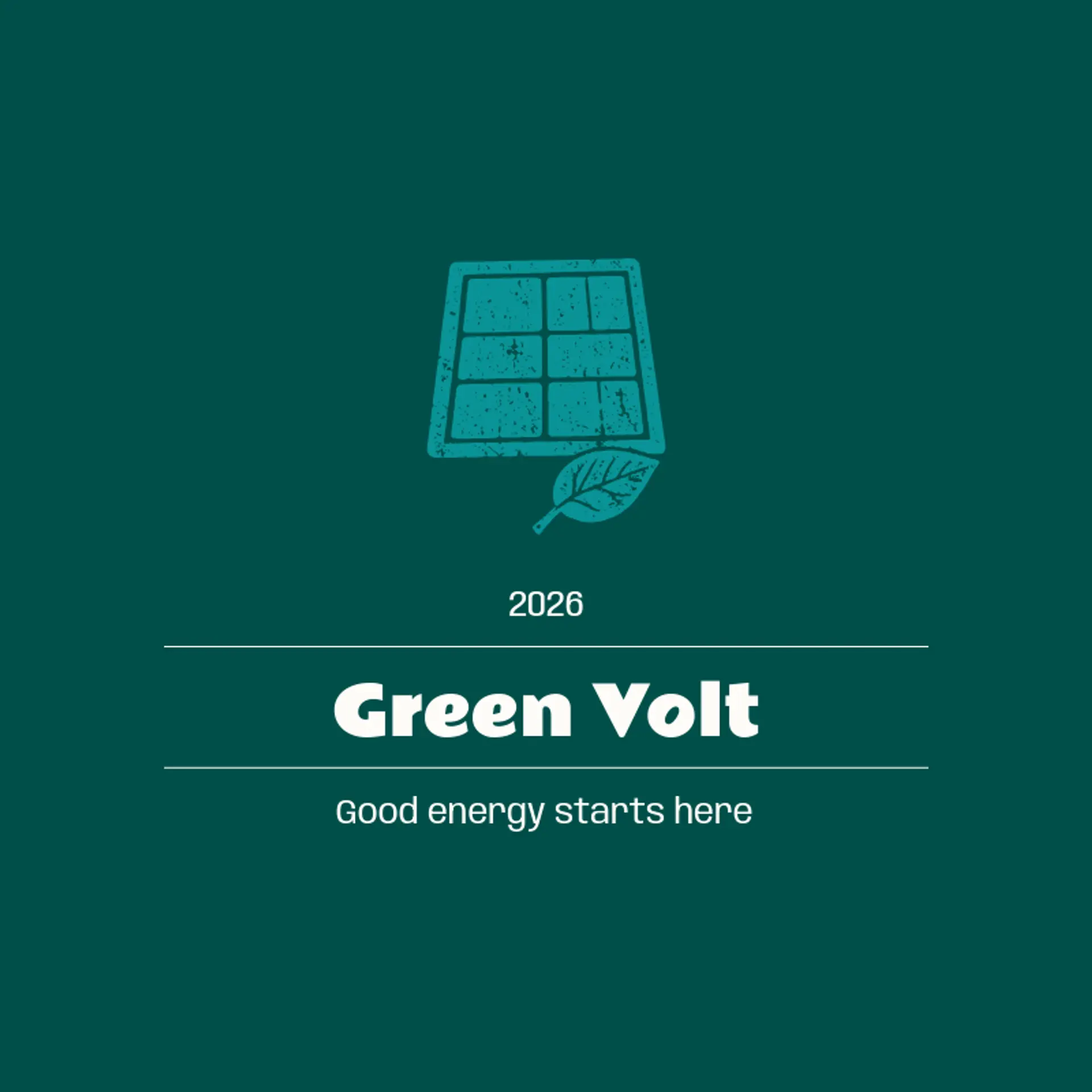 Green Volt logo for electrical