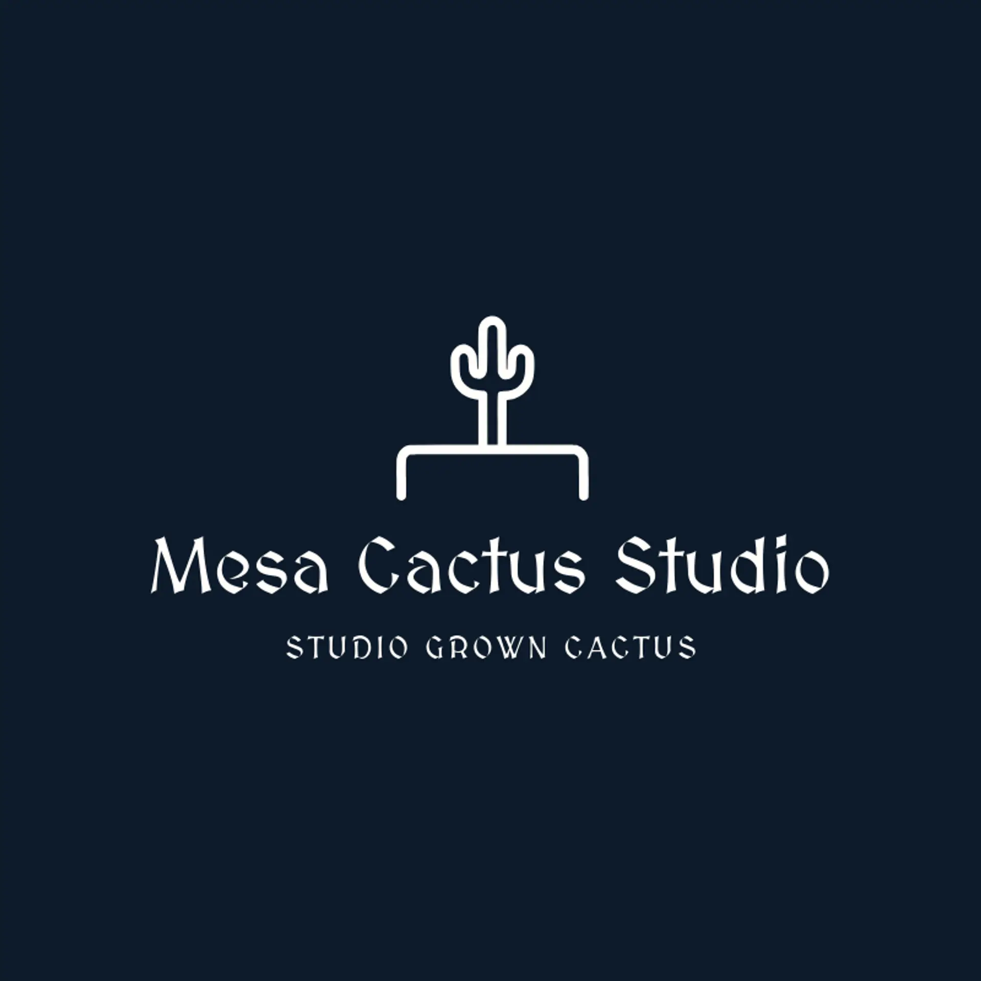 Mesa Cactus Studio logo for cactus