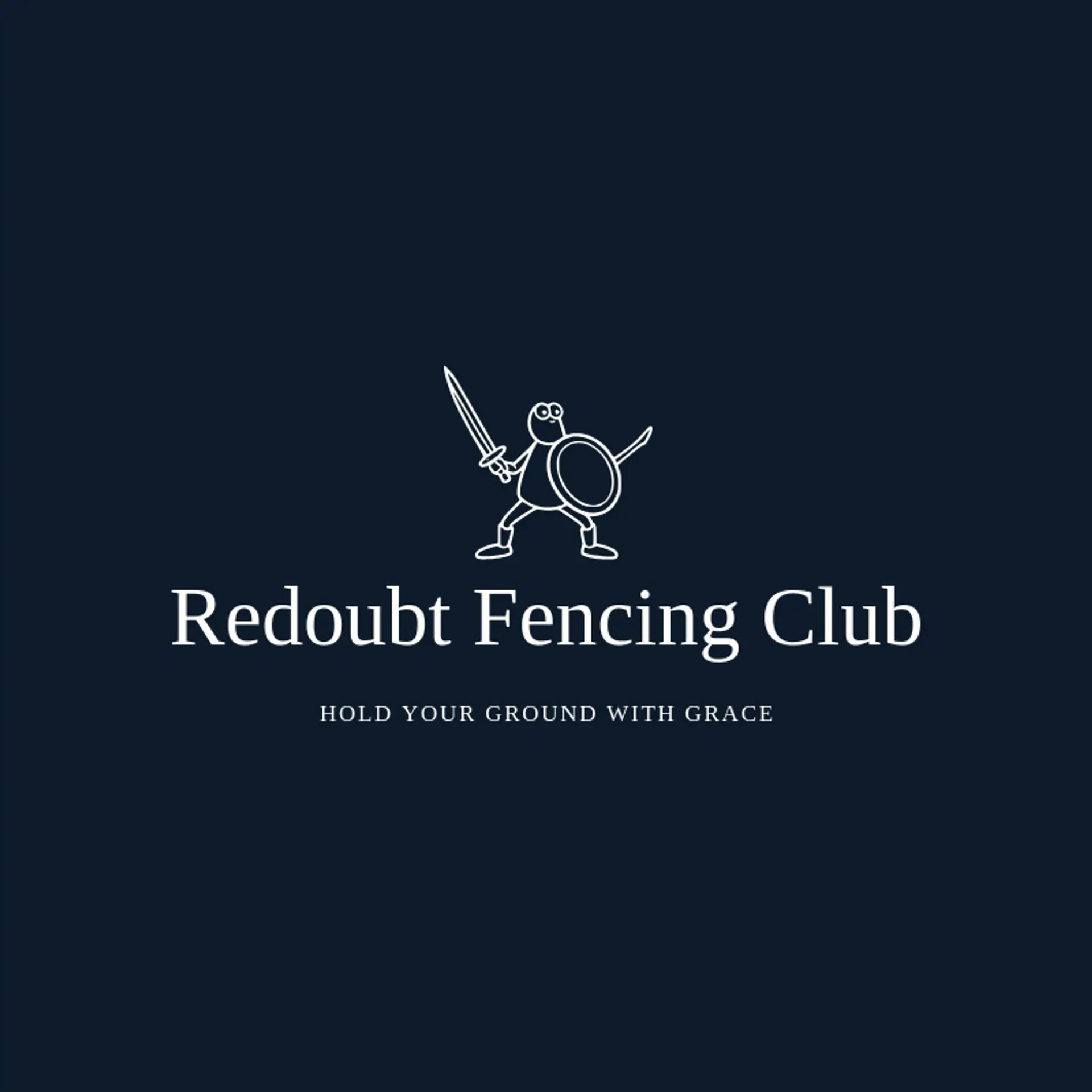 Redoubt Fencing Club logo for fencing