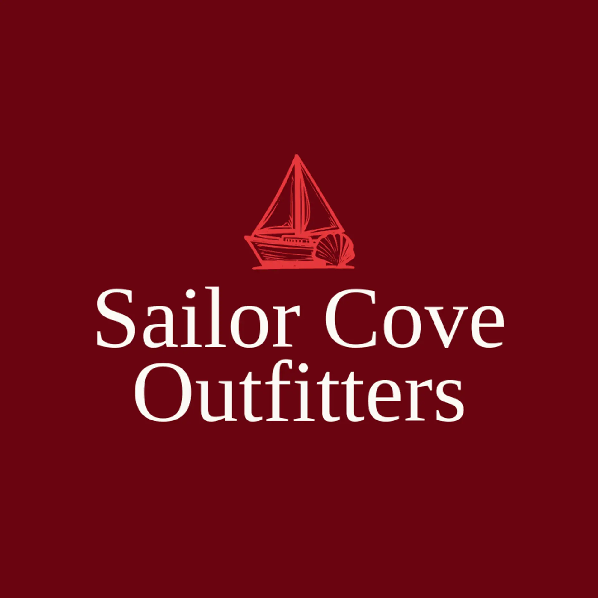 Sailor Cove Outfitters logo for sailboat