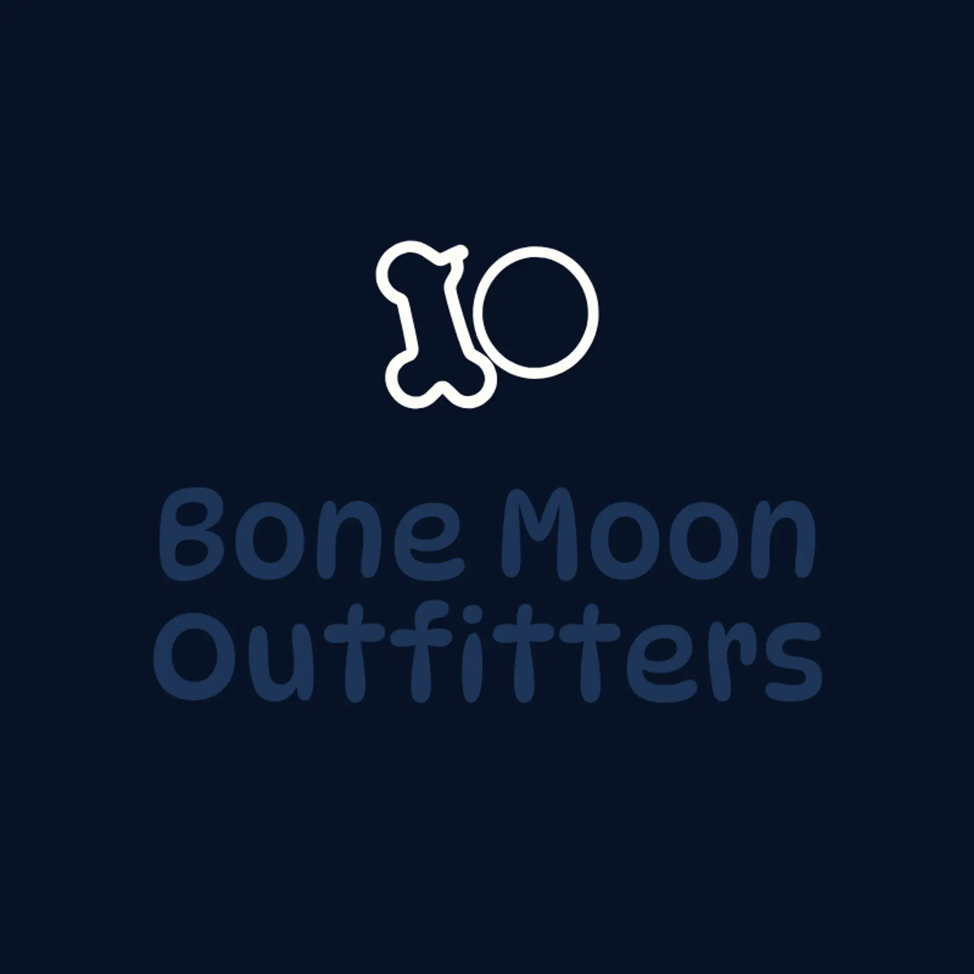 Bone Moon Outfitters logo for zombie