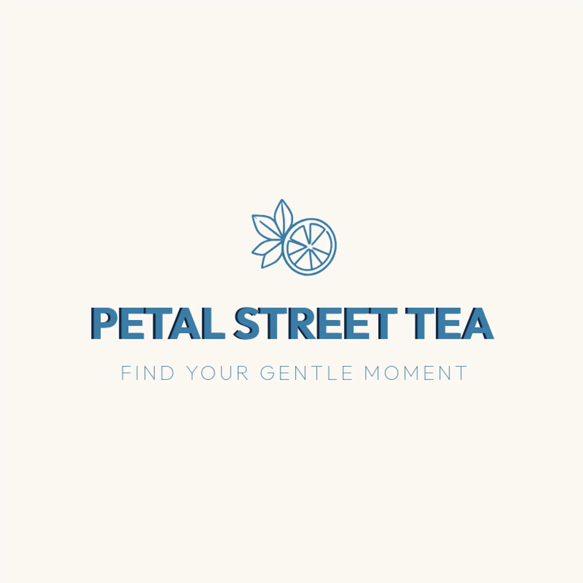 Petal Street Tea logo for tea shop
